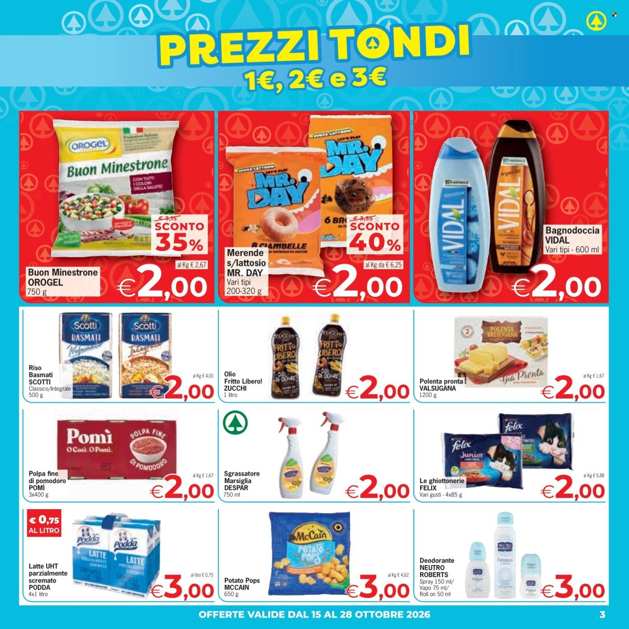 Volantino EUROSPAR - Prezzi tondi