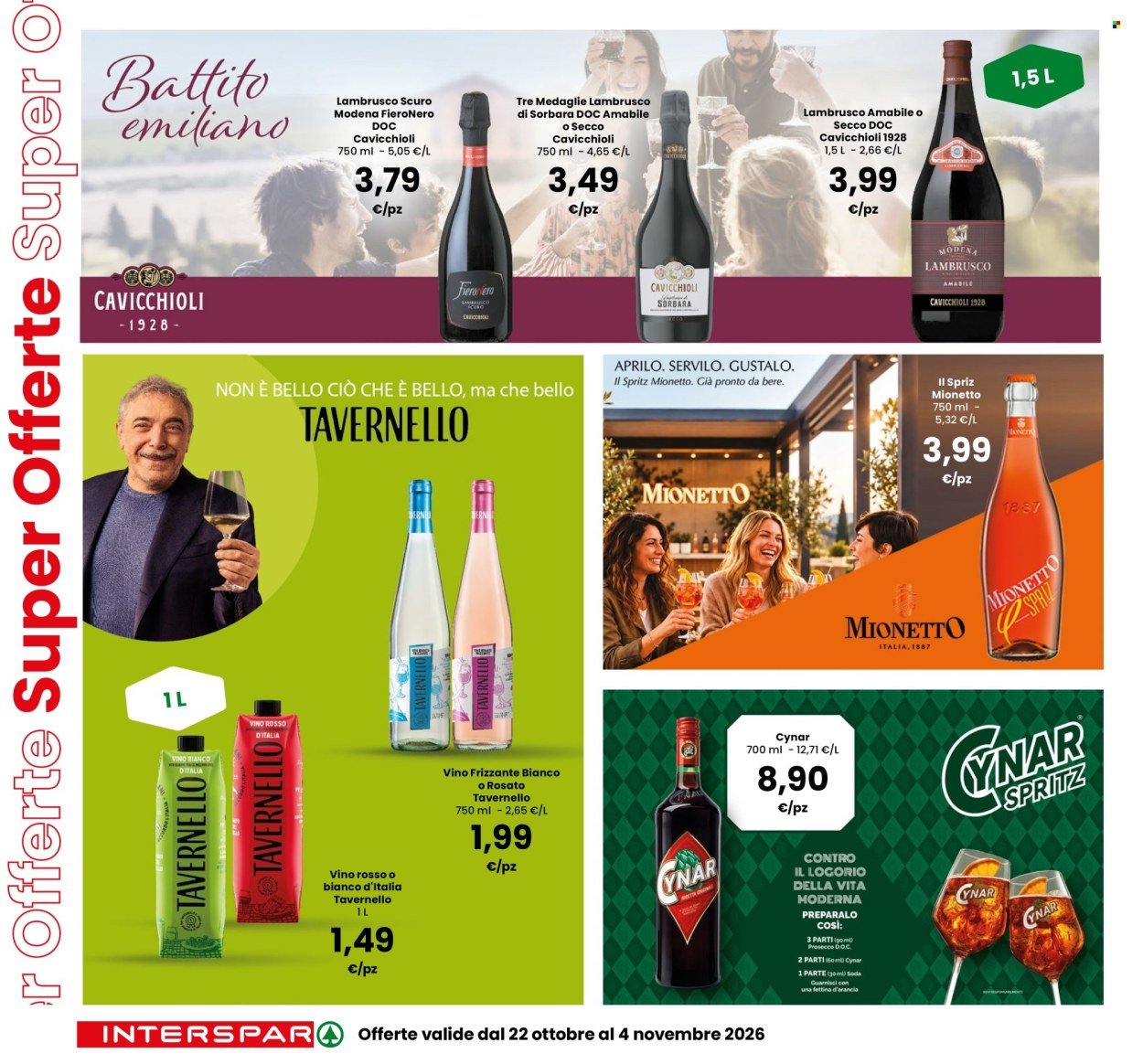 Volantino INTERSPAR - Super Offerte sulle Grandi Marche