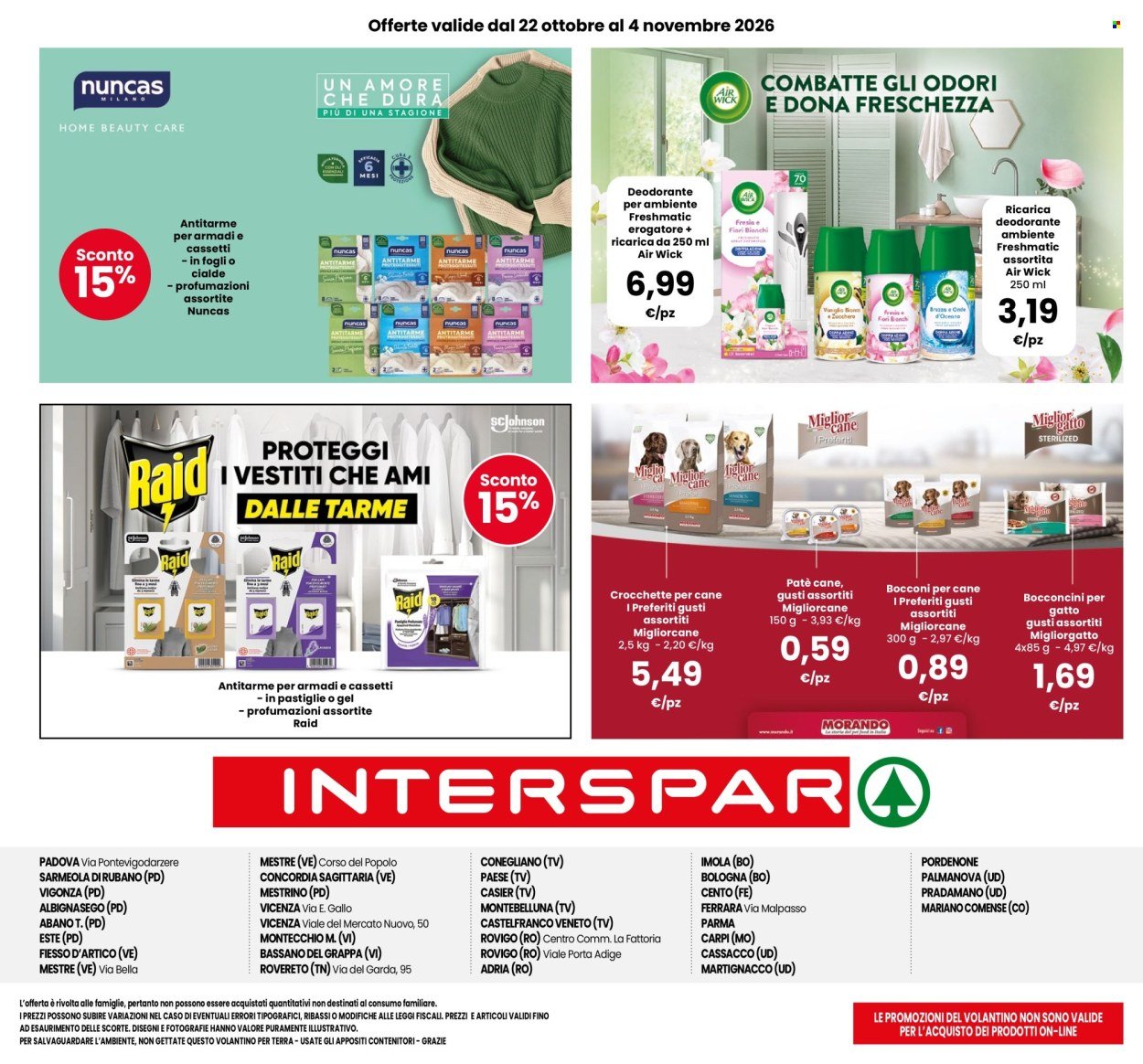 Volantino INTERSPAR - Super Offerte sulle Grandi Marche