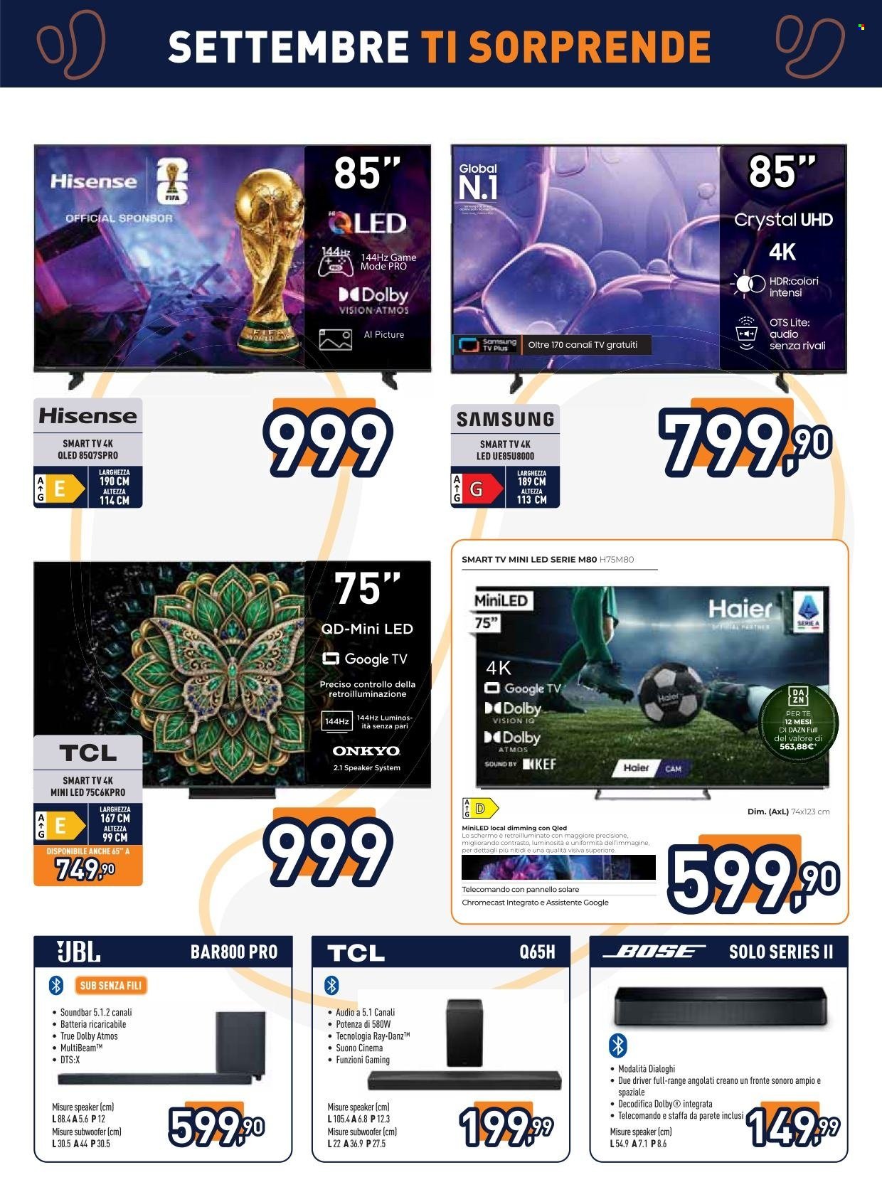 Volantino UNIEURO - Settembre ti sorprende
