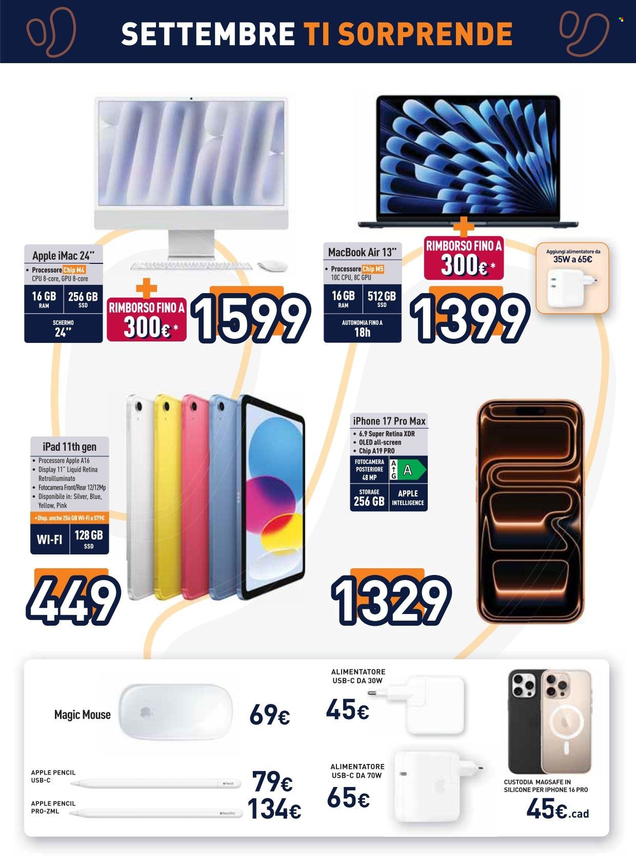 Volantino UNIEURO - Settembre ti sorprende