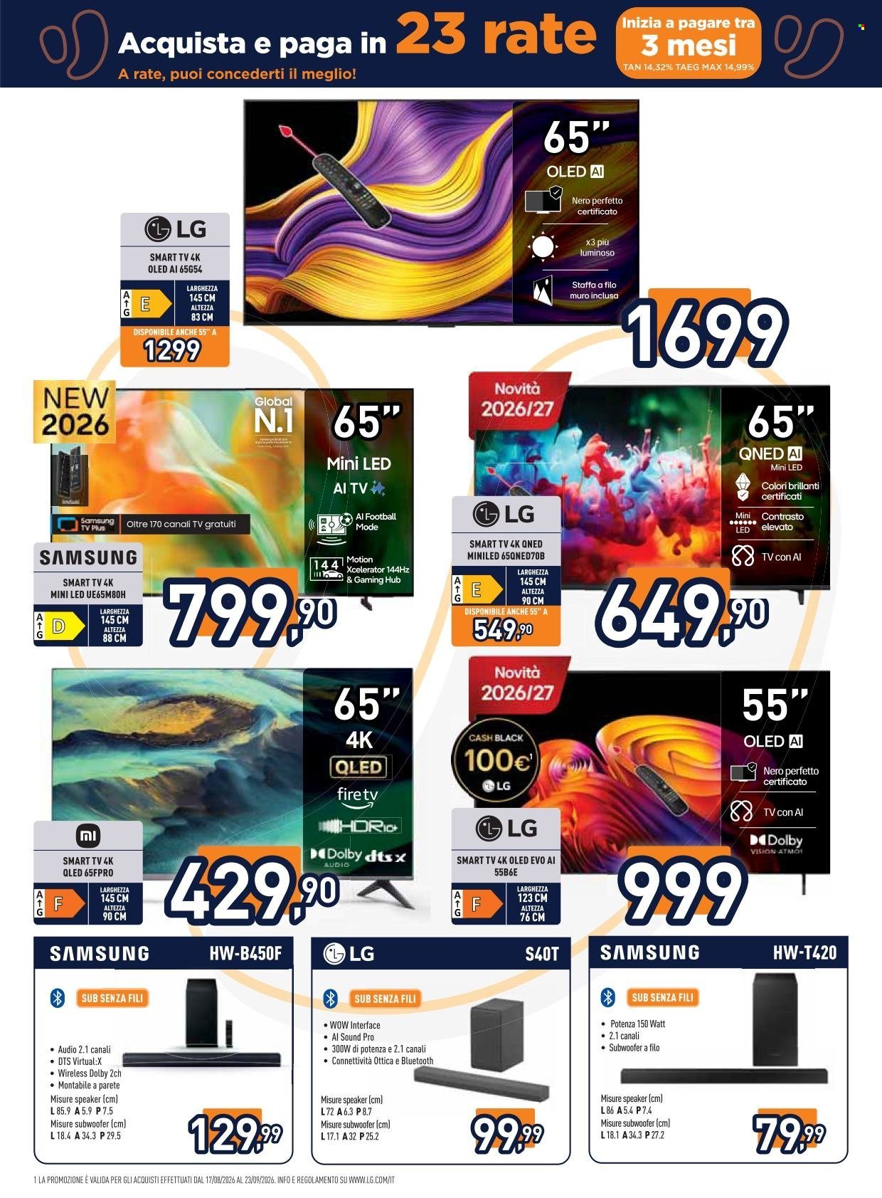 Volantino UNIEURO - Settembre ti sorprende