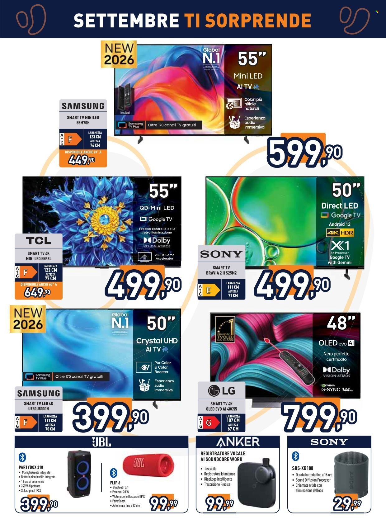 Volantino UNIEURO - Settembre ti sorprende