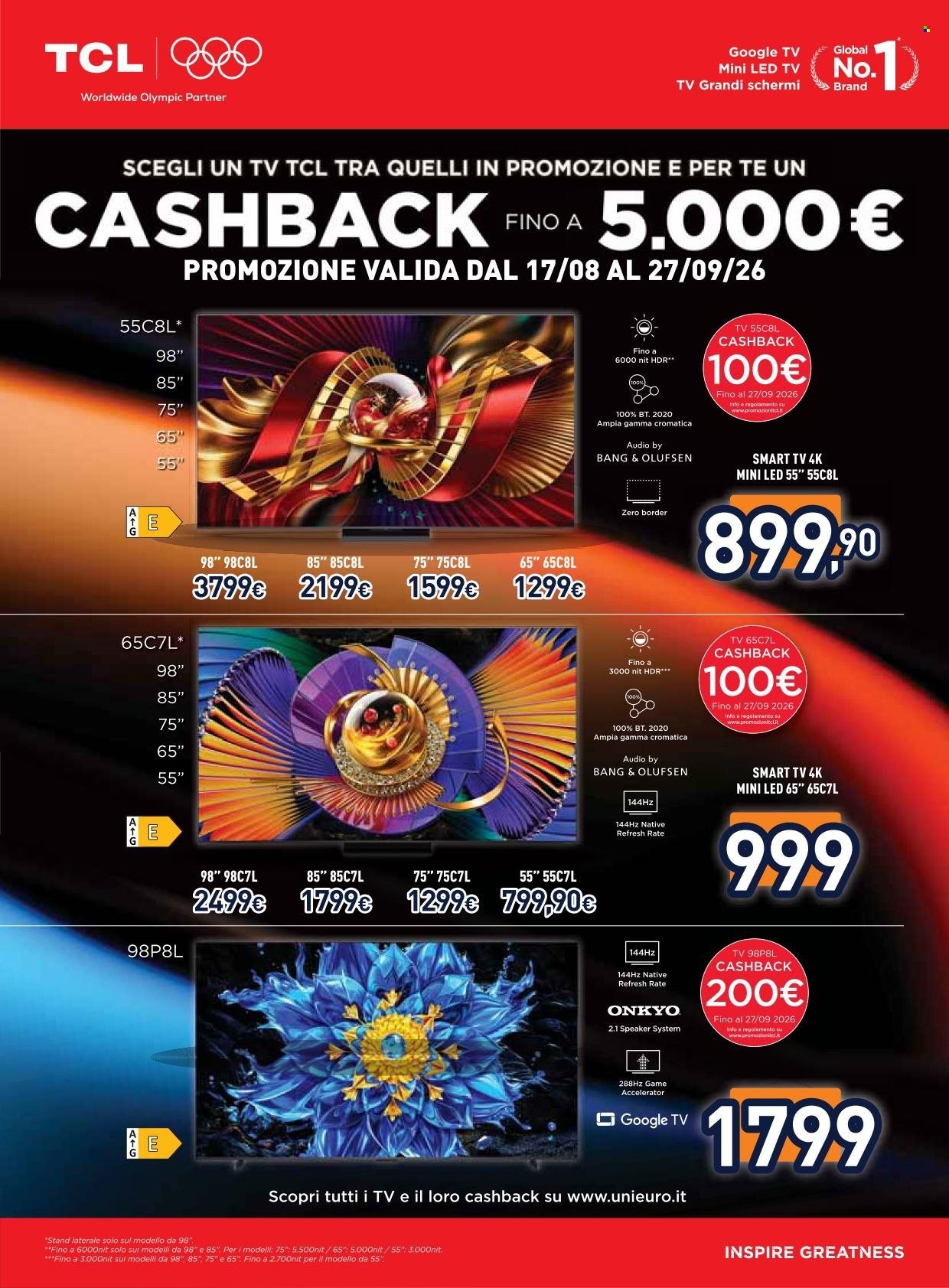 Volantino UNIEURO - Settembre ti sorprende