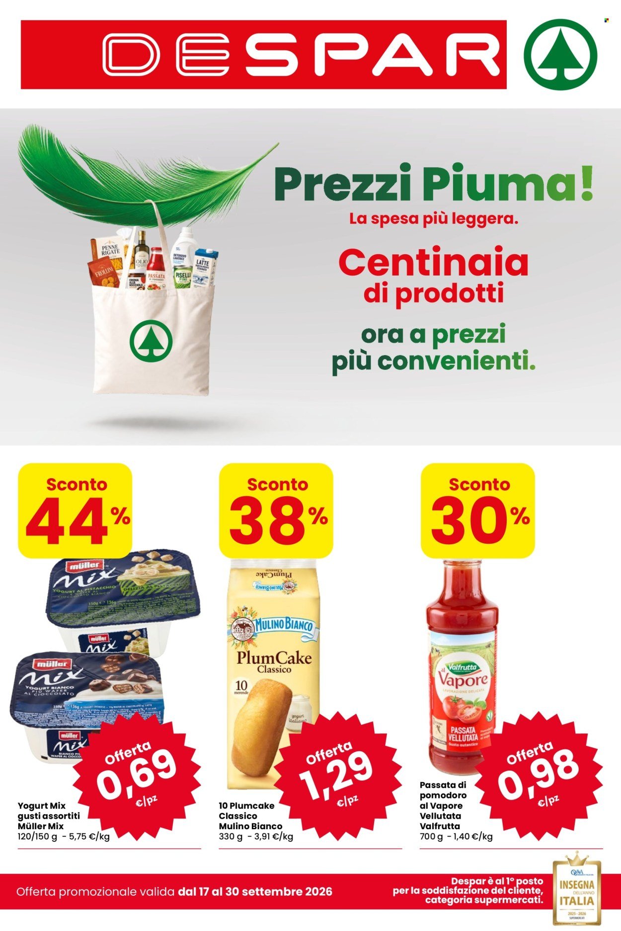 Volantino DESPAR - Prezzi Piuma