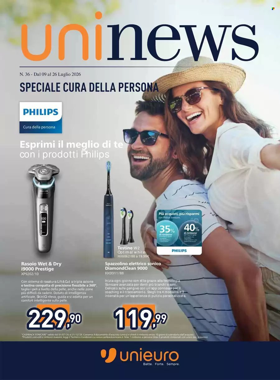 Volantino UNIEURO - Speciale Cura della persona