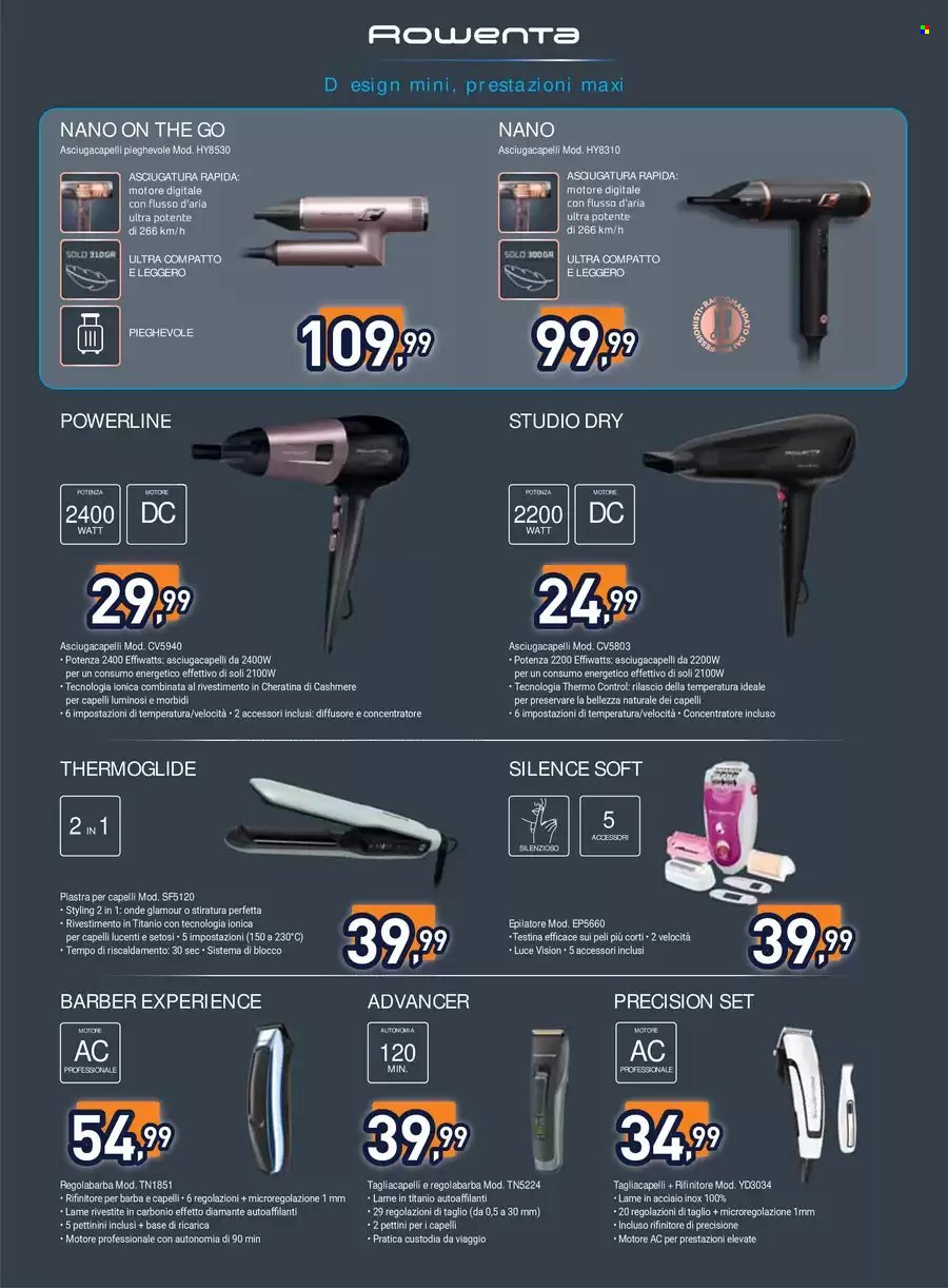 Volantino UNIEURO - Speciale Cura della persona