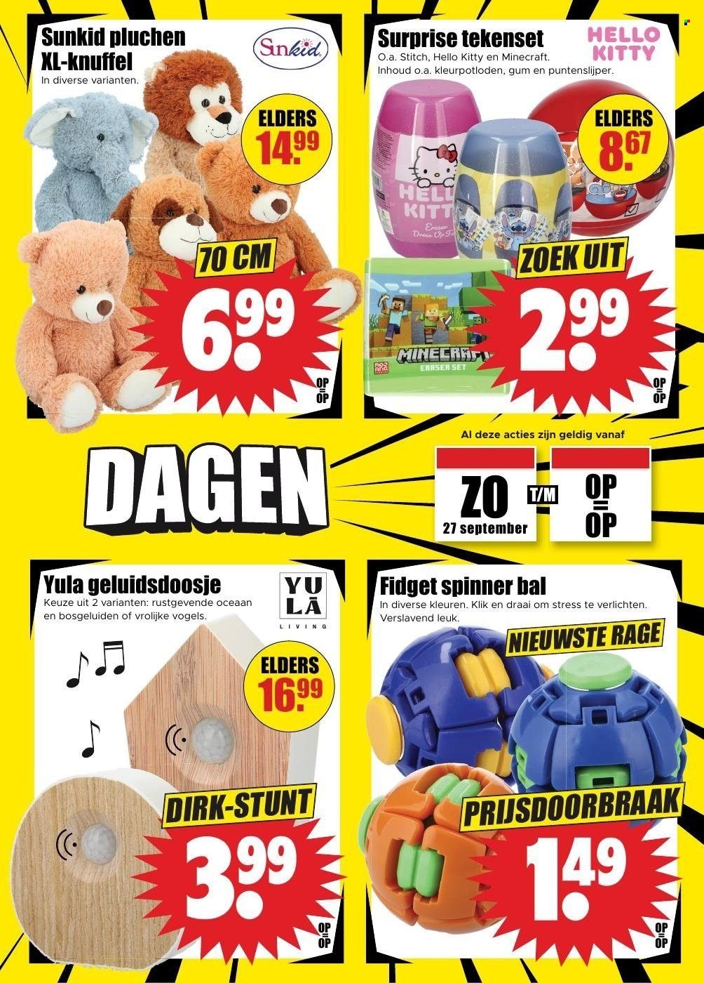 DIRK folder - Volgende week