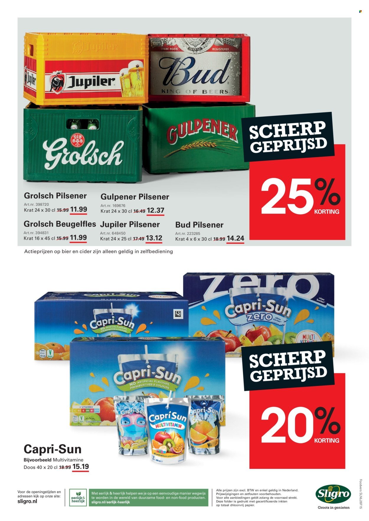 SLIGRO folder - Non-Food