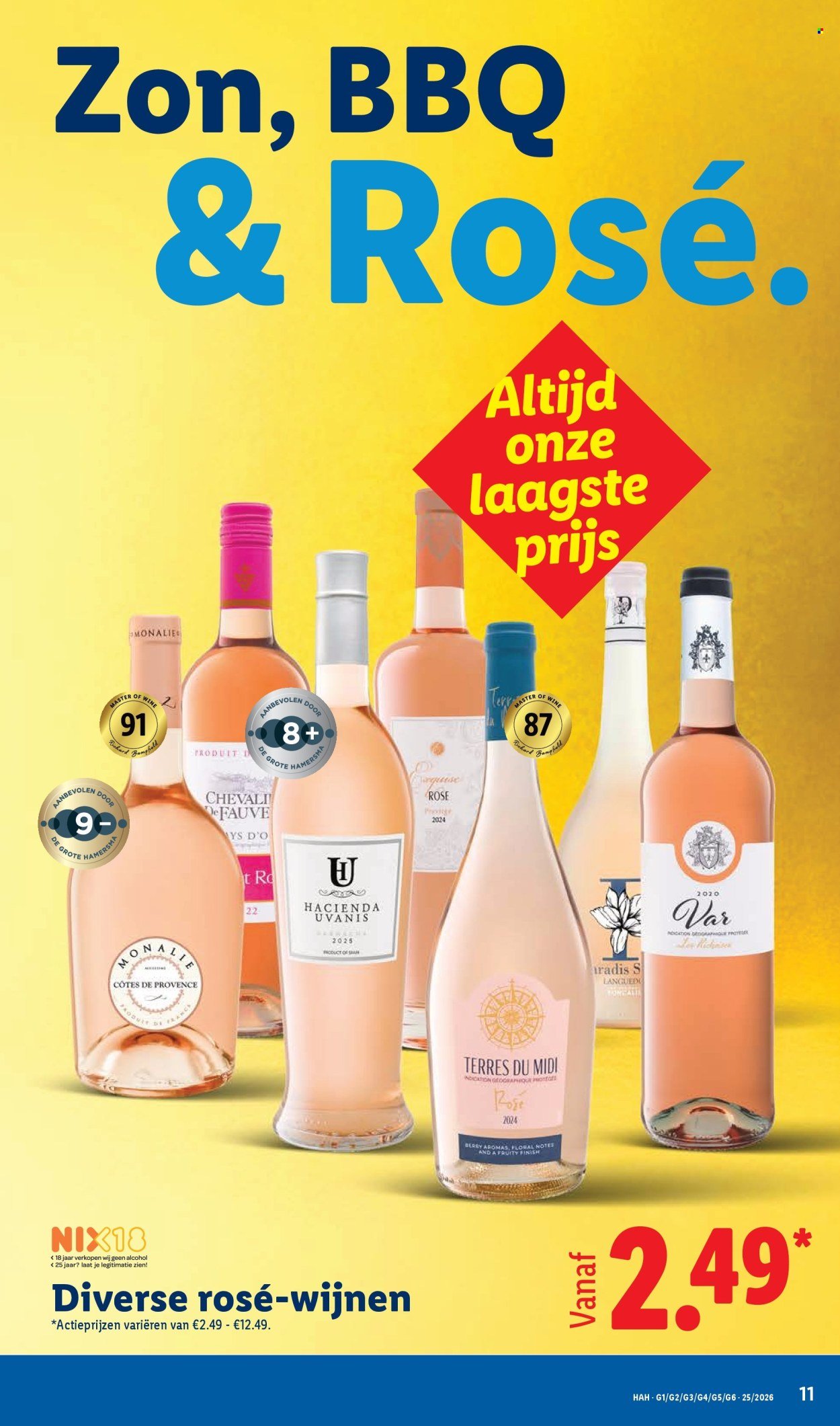 LIDL folder - Zon, BBQ, IJs & Rosé - Zin in Zomer