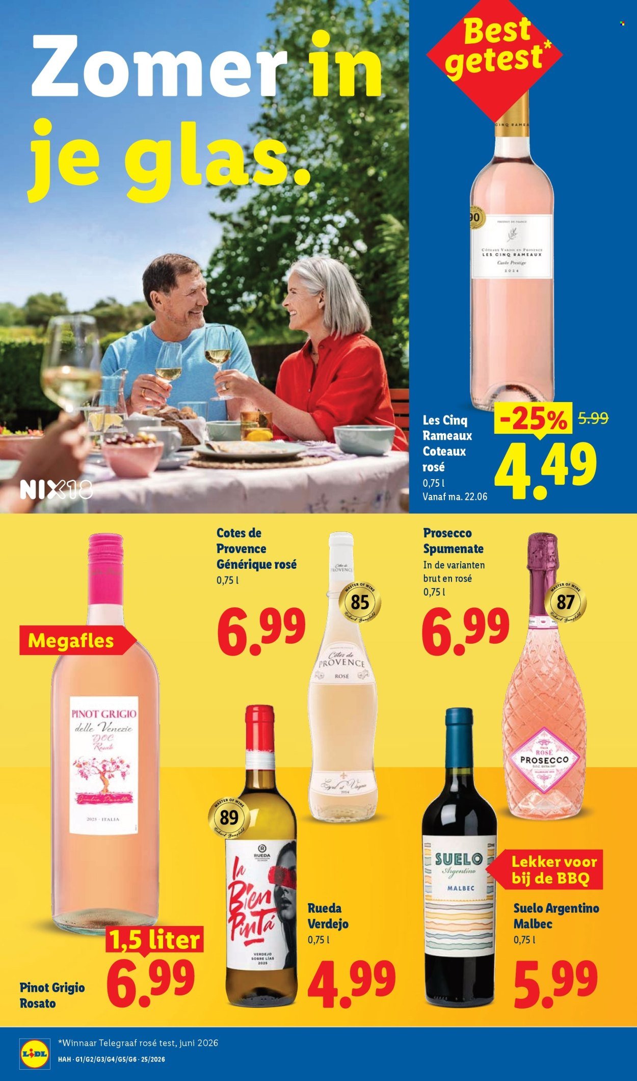 LIDL folder - Zon, BBQ, IJs & Rosé - Zin in Zomer