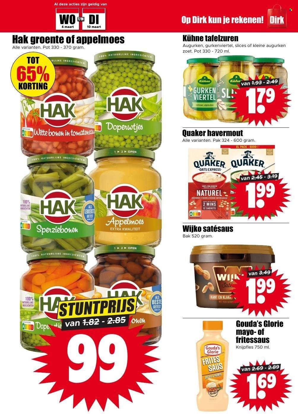 DIRK folder - Volgende week