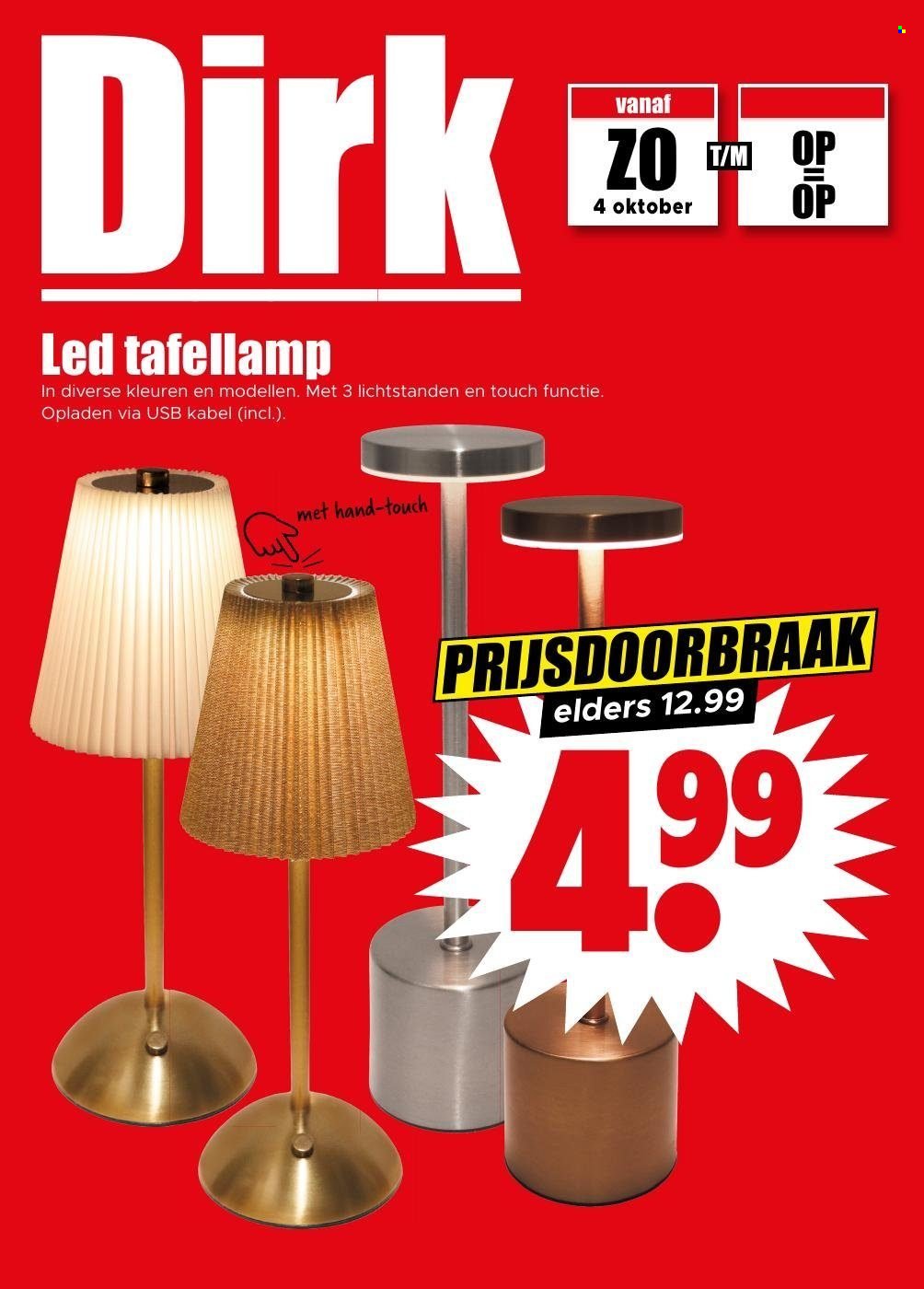 DIRK folder - Volgende week