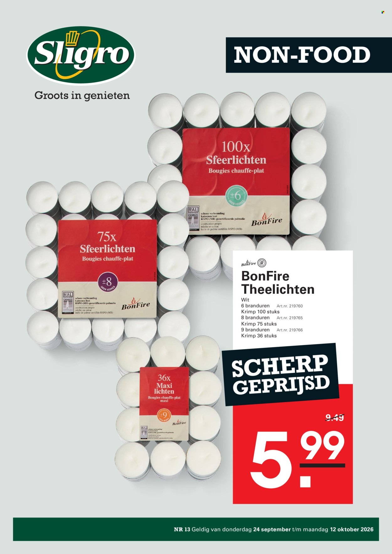 SLIGRO folder - Non-Food