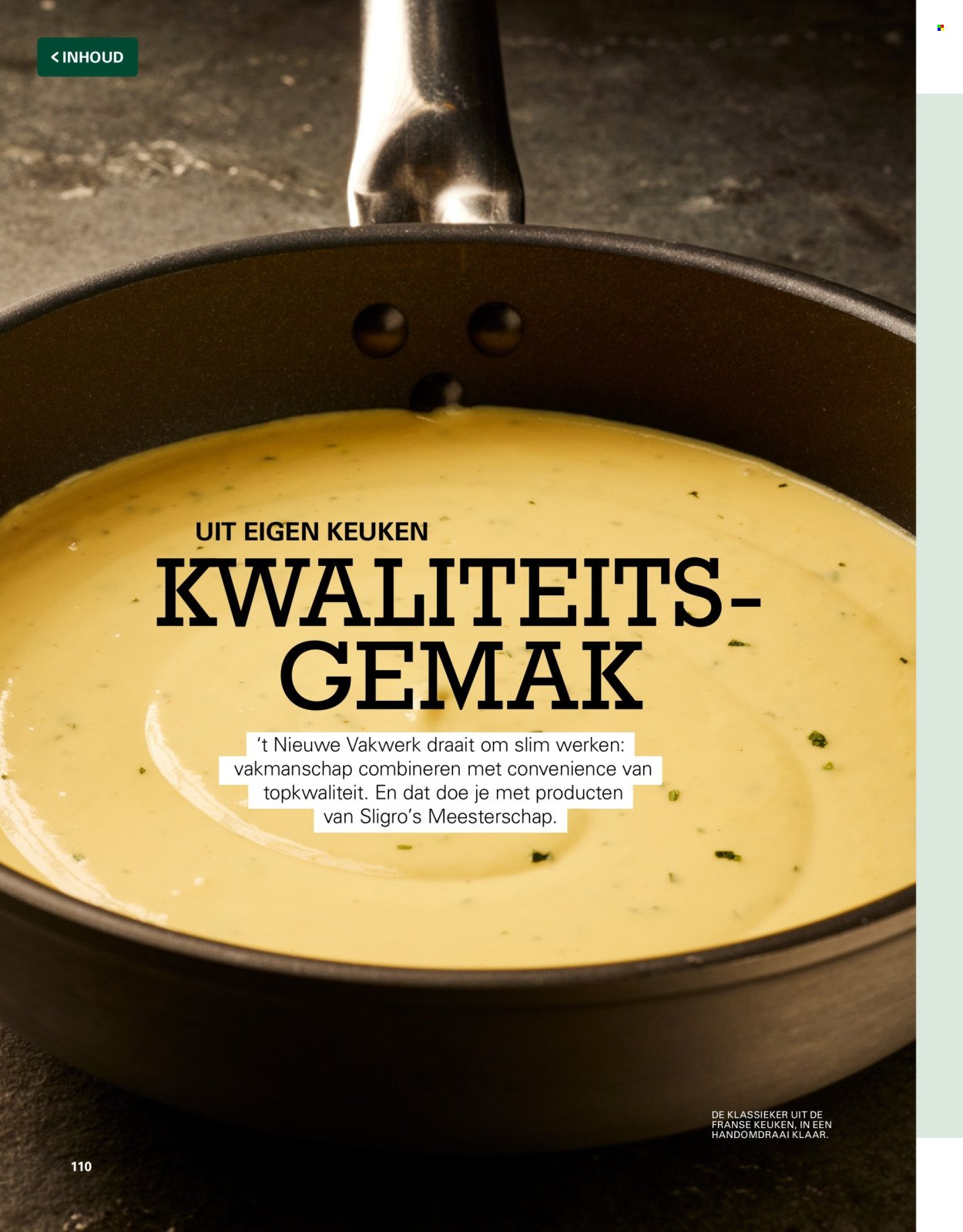 SLIGRO folder - ´T NIEUWE VAKWERK