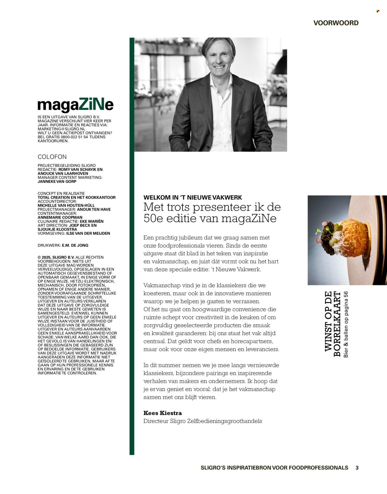 SLIGRO folder - ´T NIEUWE VAKWERK