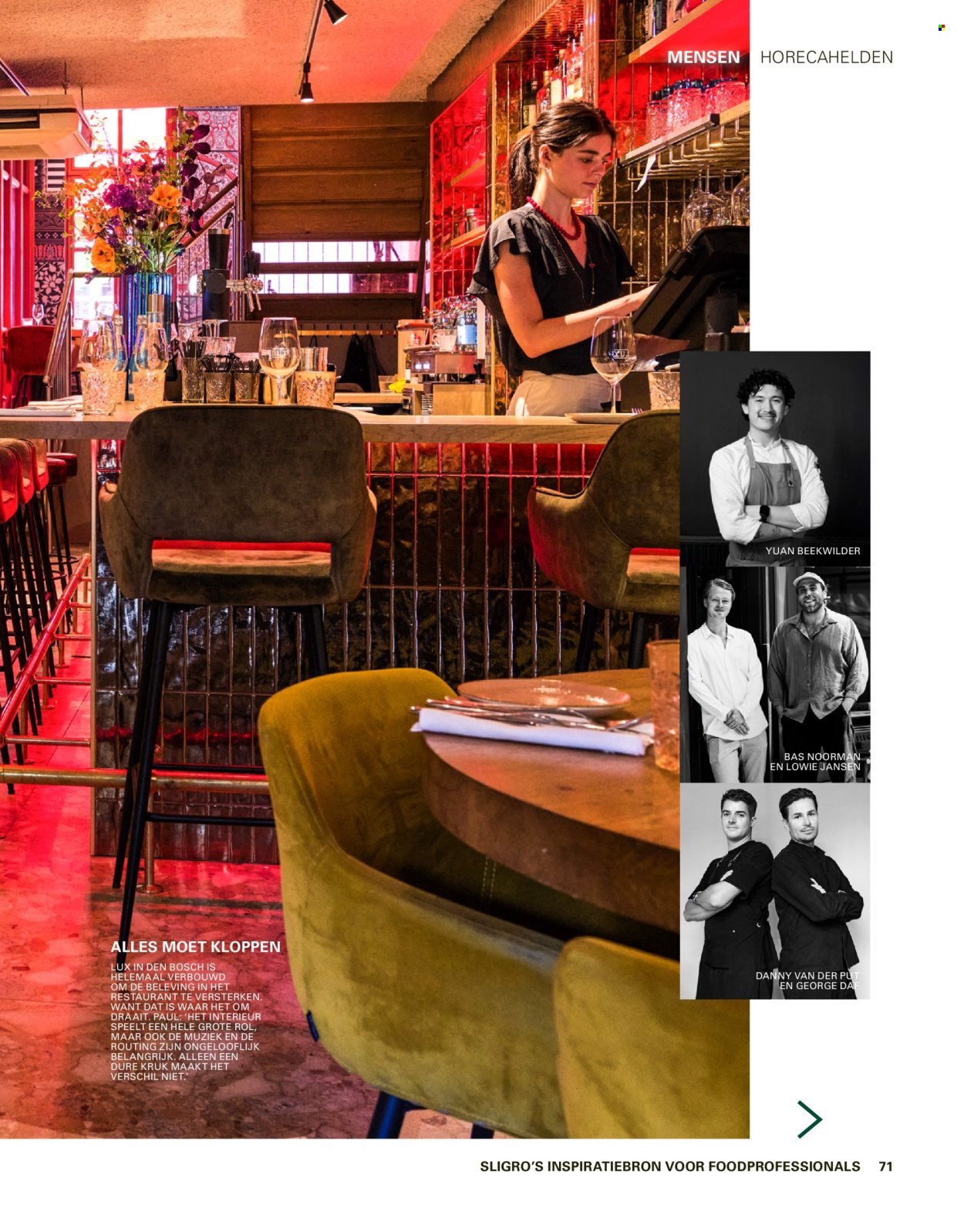 SLIGRO folder - ´T NIEUWE VAKWERK