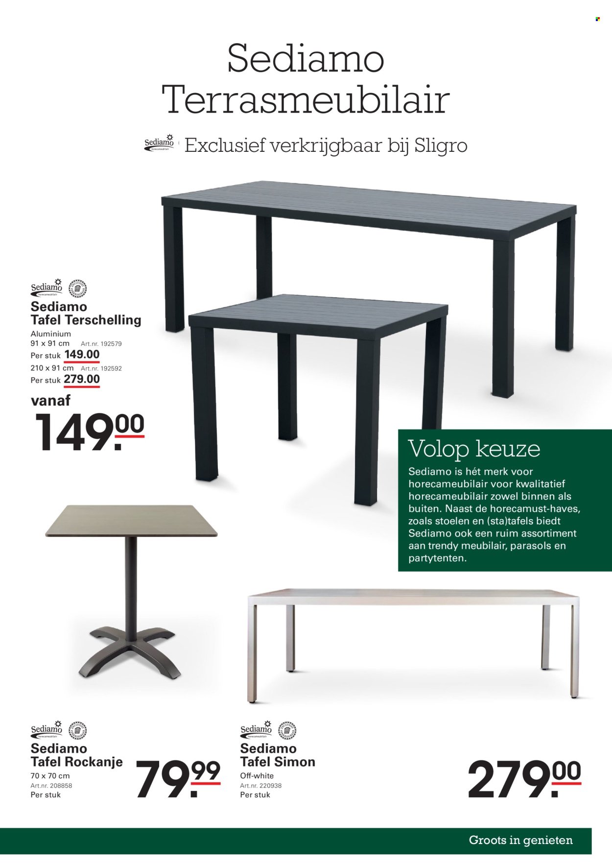 SLIGRO folder - Terras special
