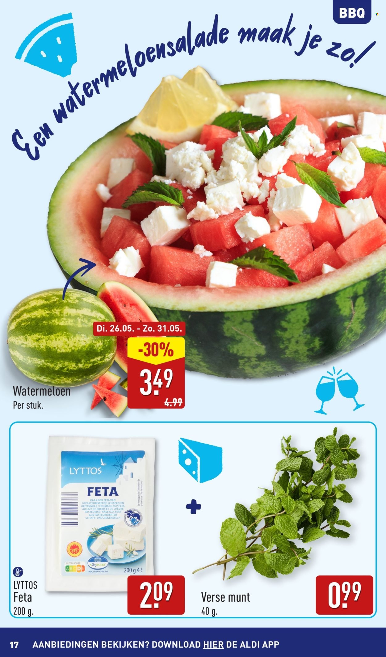 ALDI folder - Buiten eten