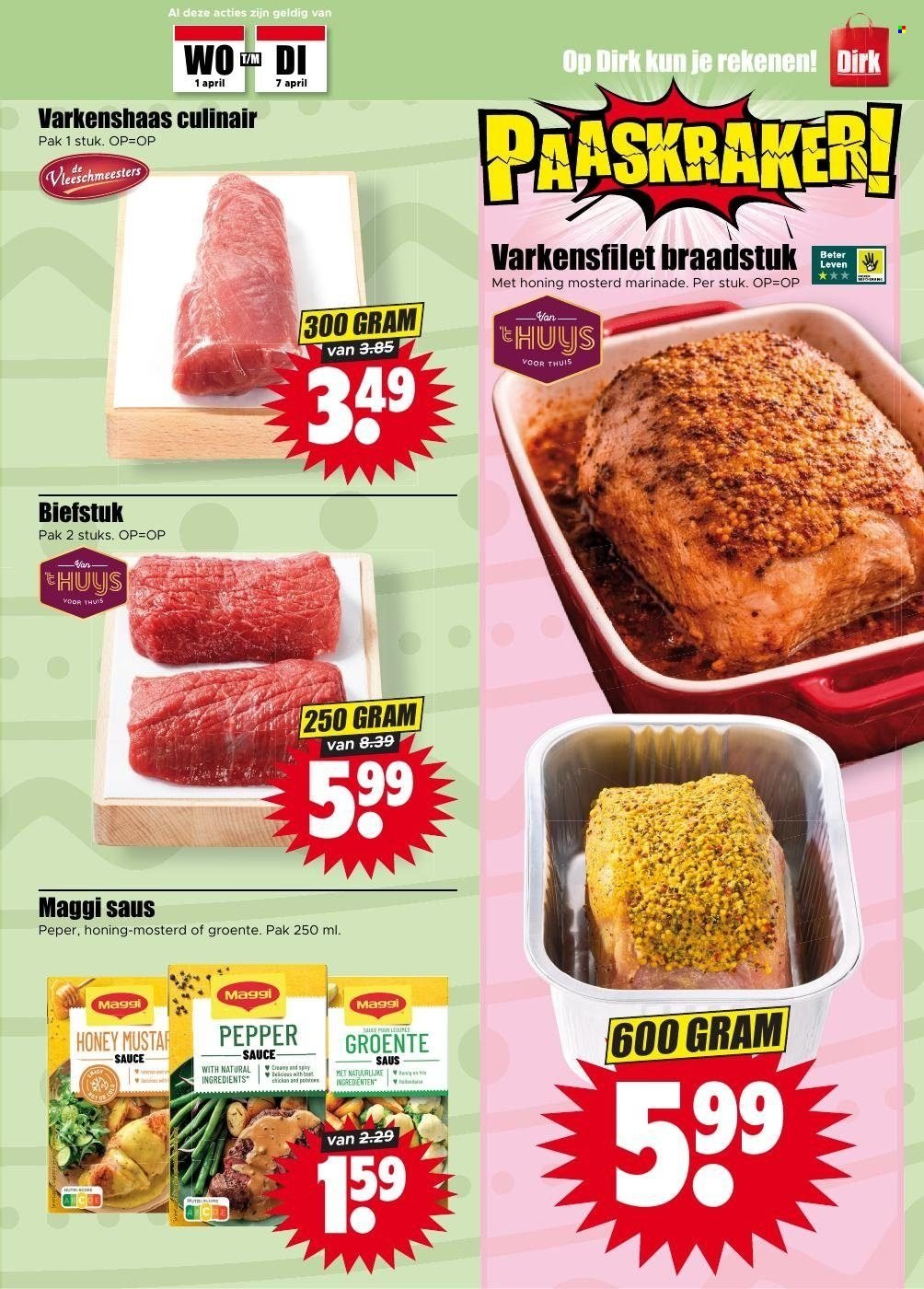 DIRK folder - Volgende week