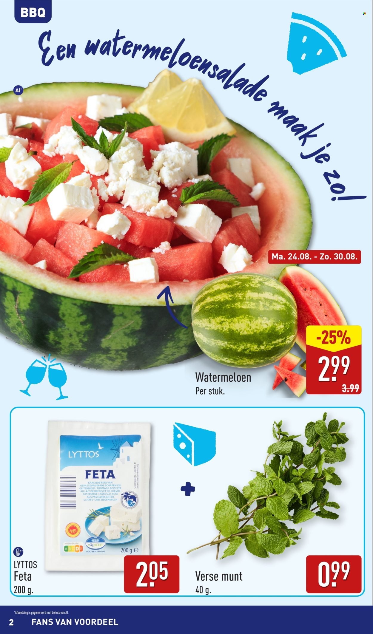 ALDI folder - Buiten eten