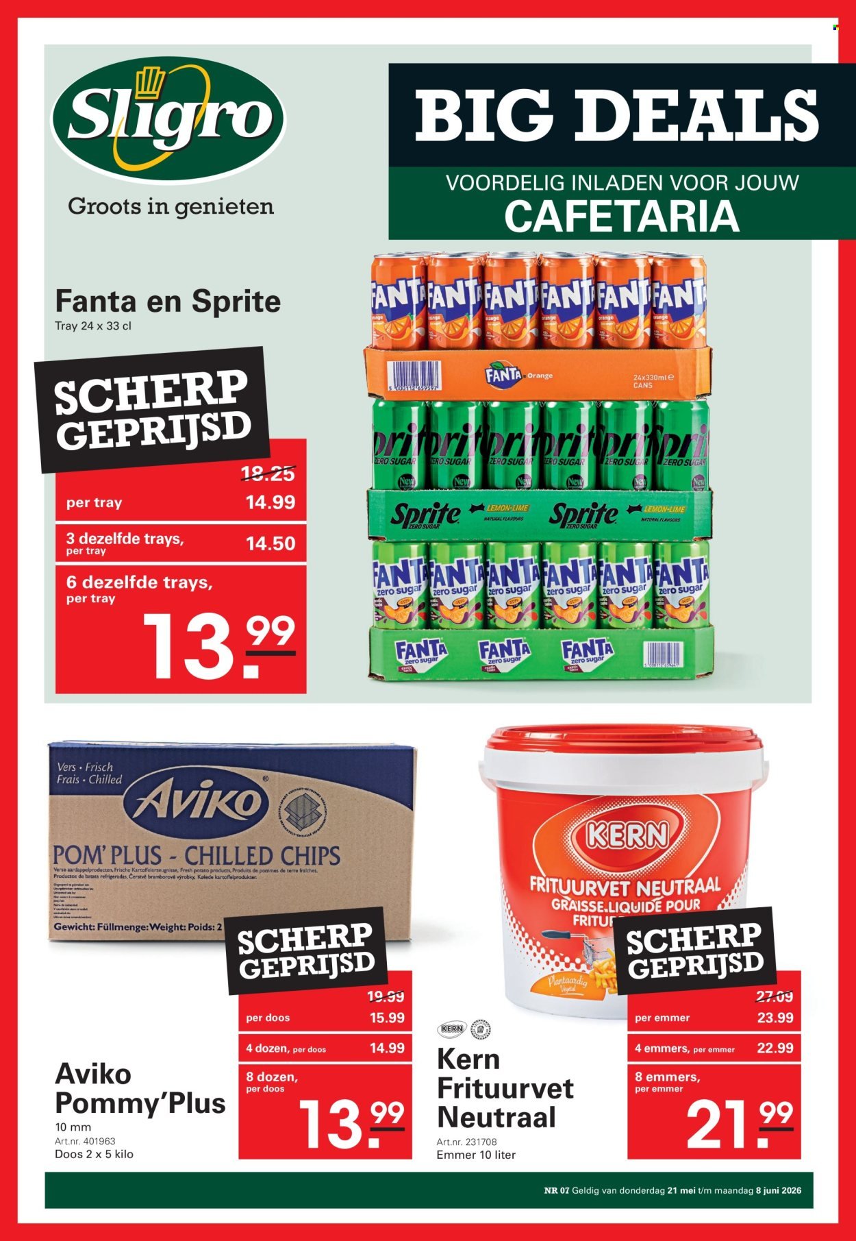 SLIGRO folder - Big Deals Cafetaria