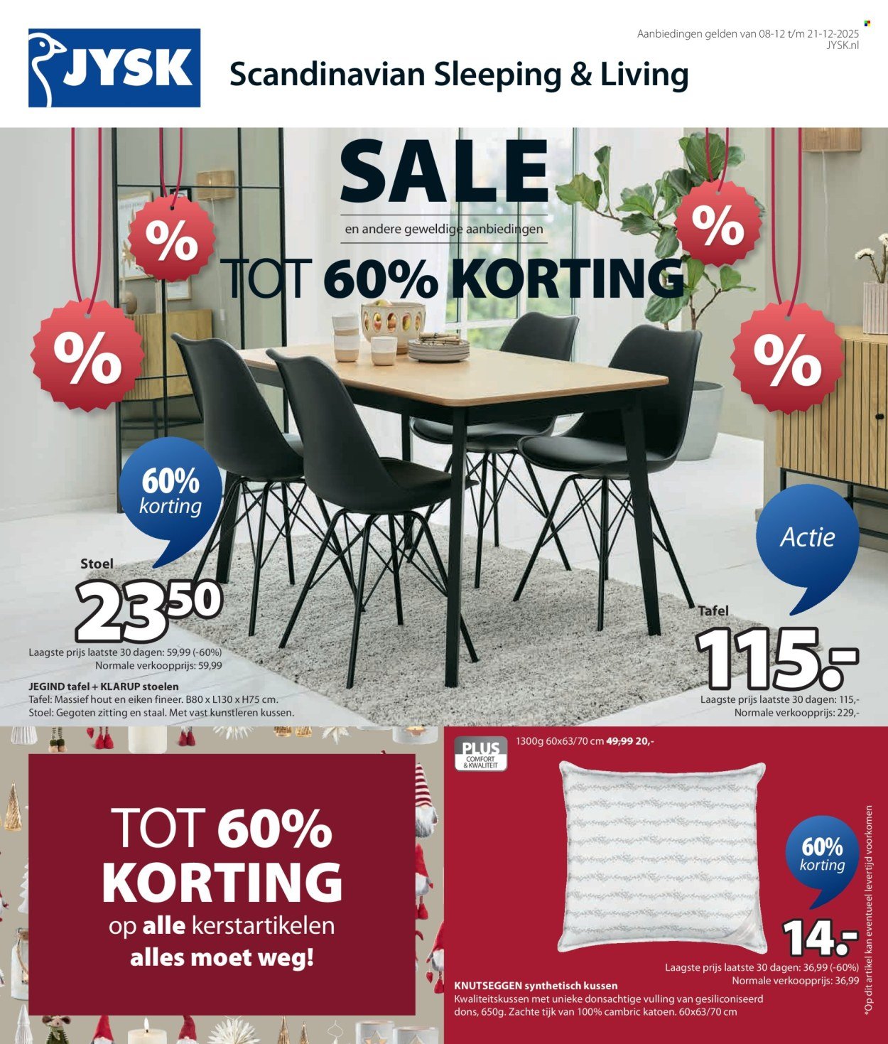 JYSK folder - Aanbieding van de week (2025-12-08 - 2025-12-21)