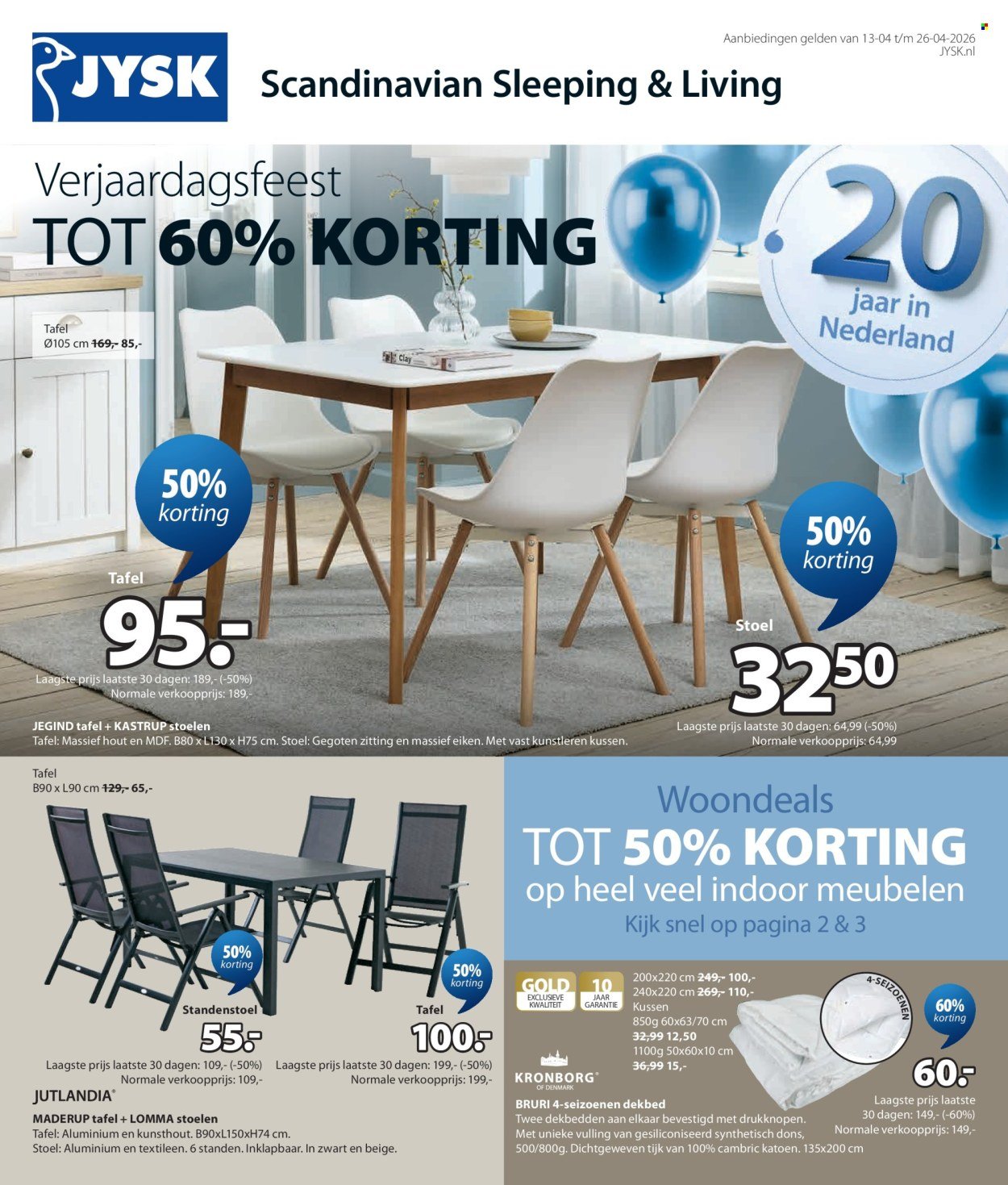 JYSK folder - Van maandag 13 april 2026 (2026-04-13 - 2026-04-26)