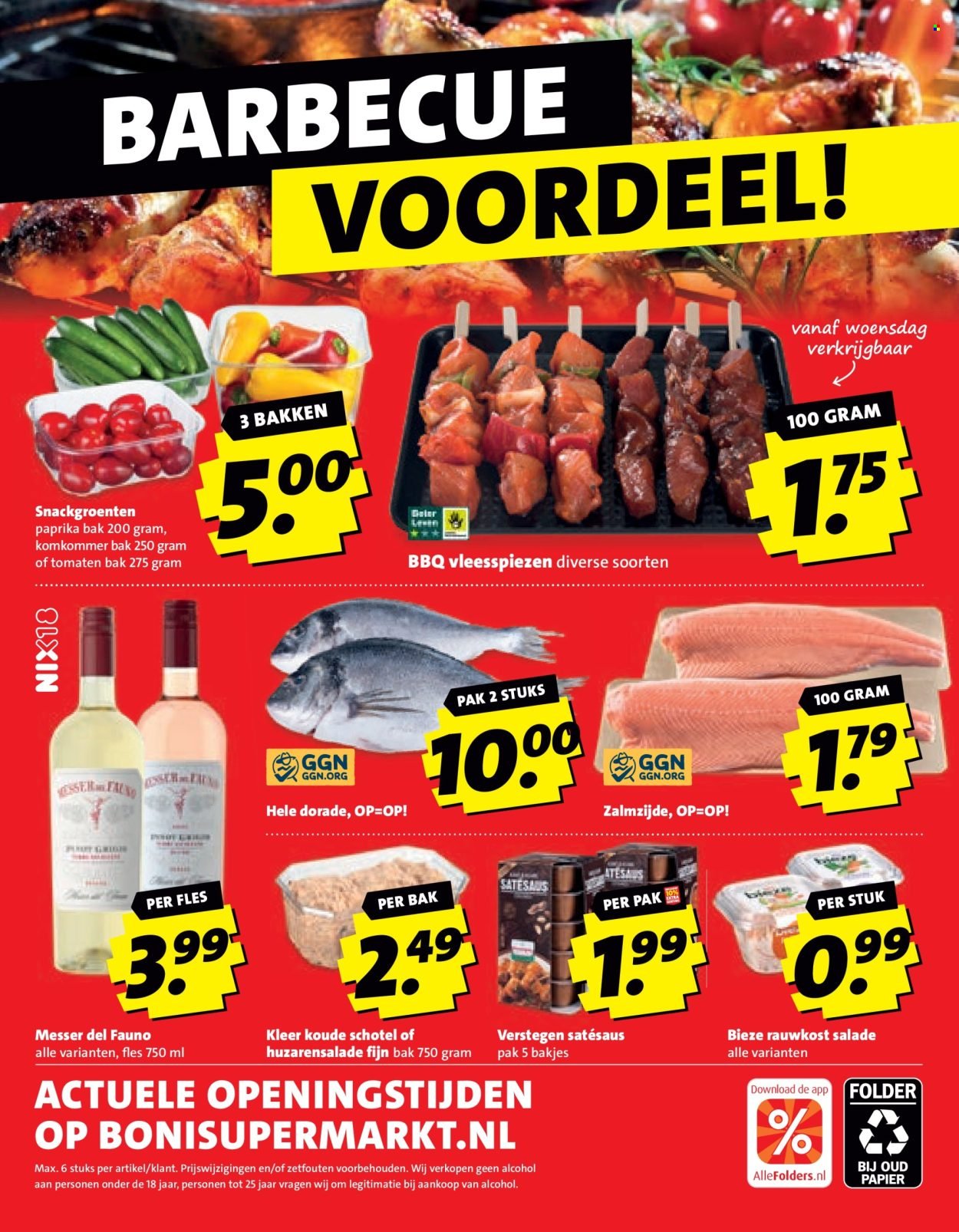 BONI folder - Van maandag 13 juli 2026