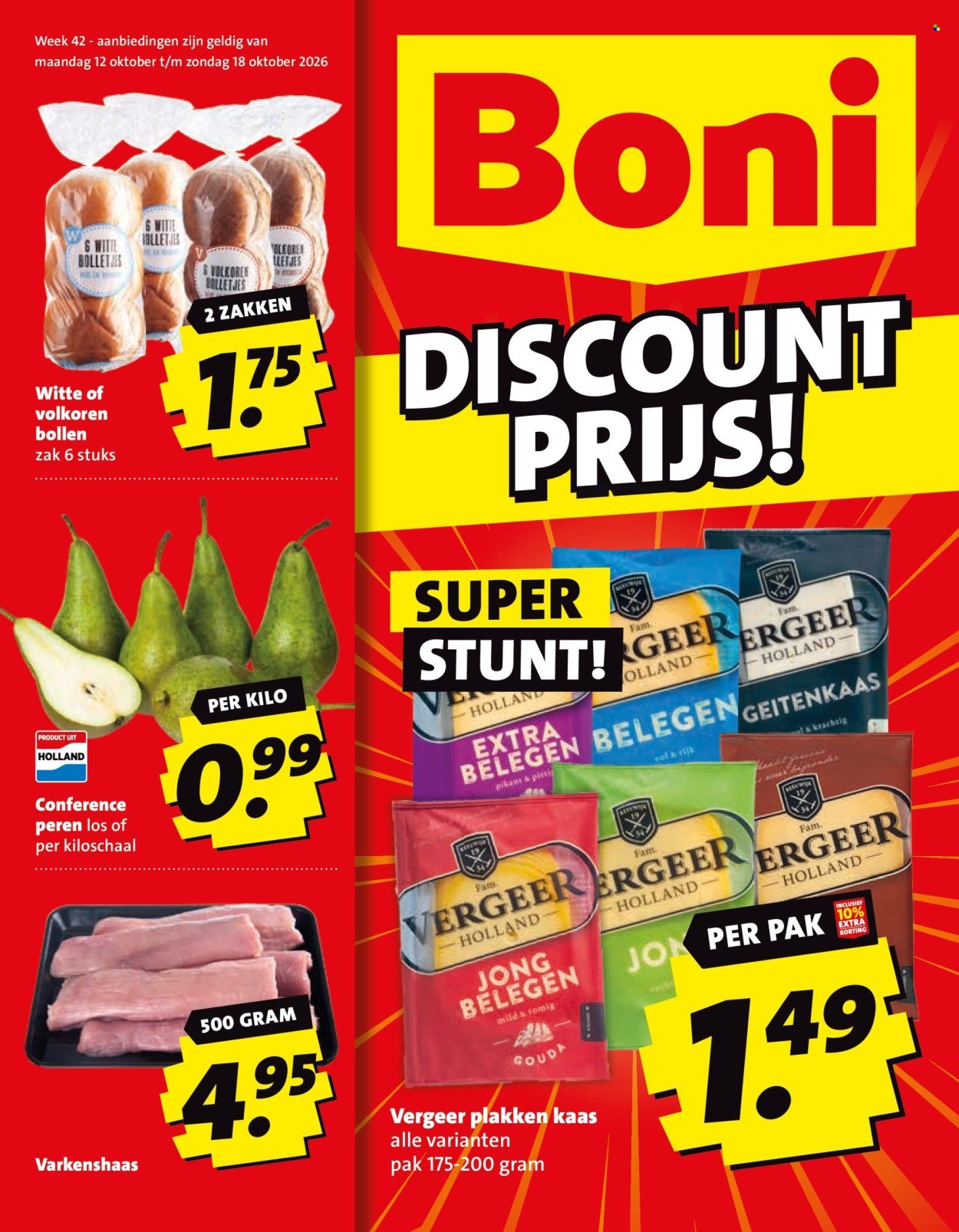BONI folder - Van maandag 12 oktober 2026