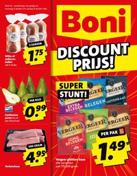 BONI folder - Van maandag 12 oktober 2026