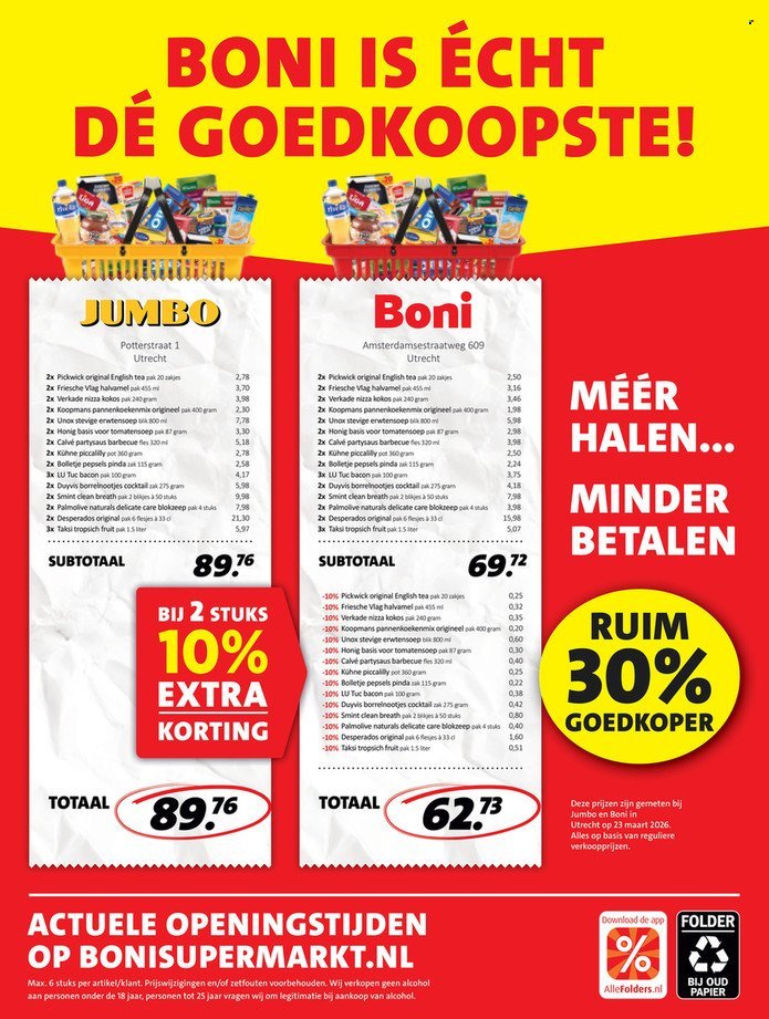 BONI folder - Van maandag 6 april 2026