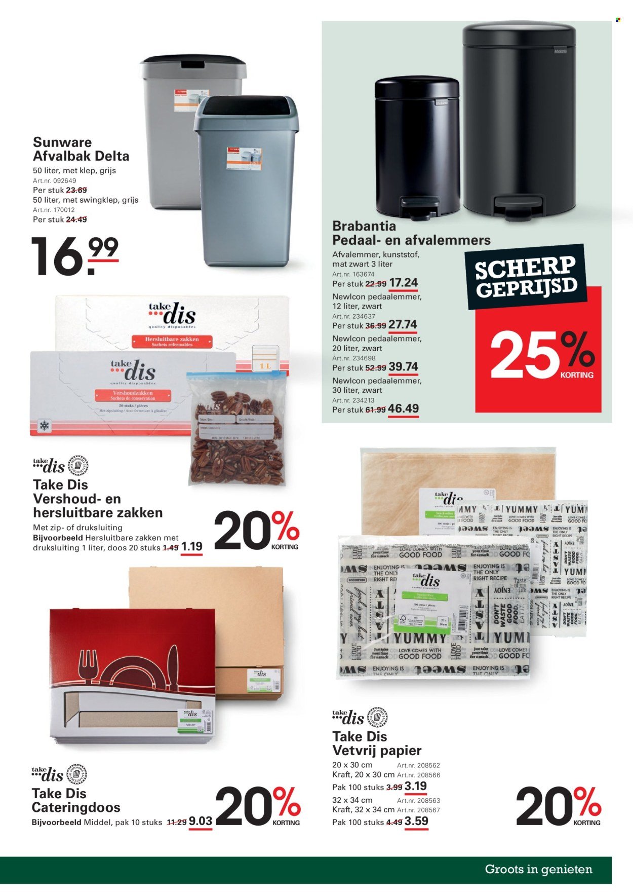 SLIGRO folder - Big Deals Cafetaria