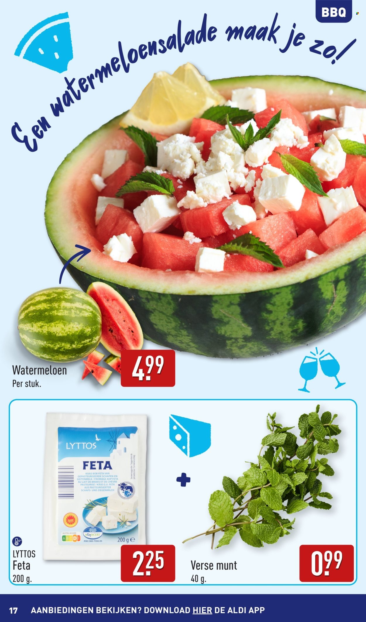 ALDI folder - Buiten eten