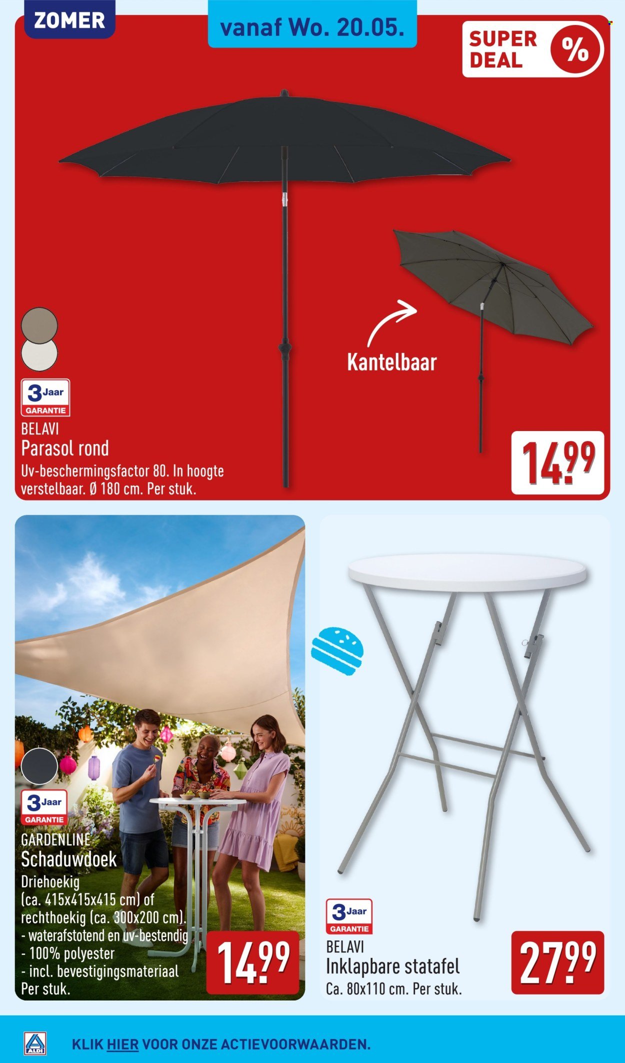 ALDI folder - Buiten eten