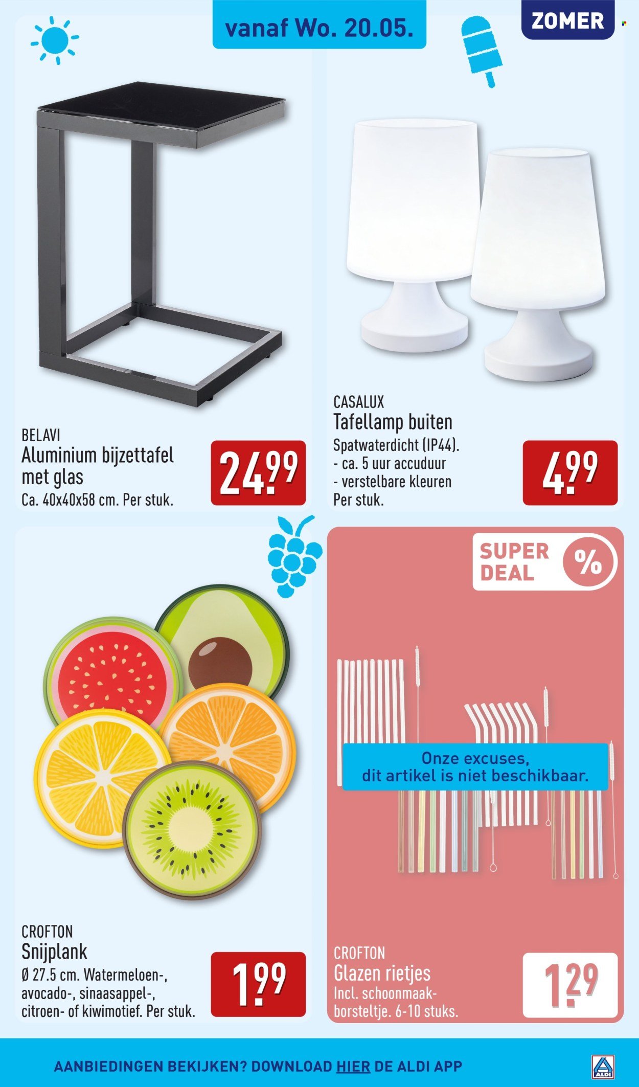 ALDI folder - Buiten eten