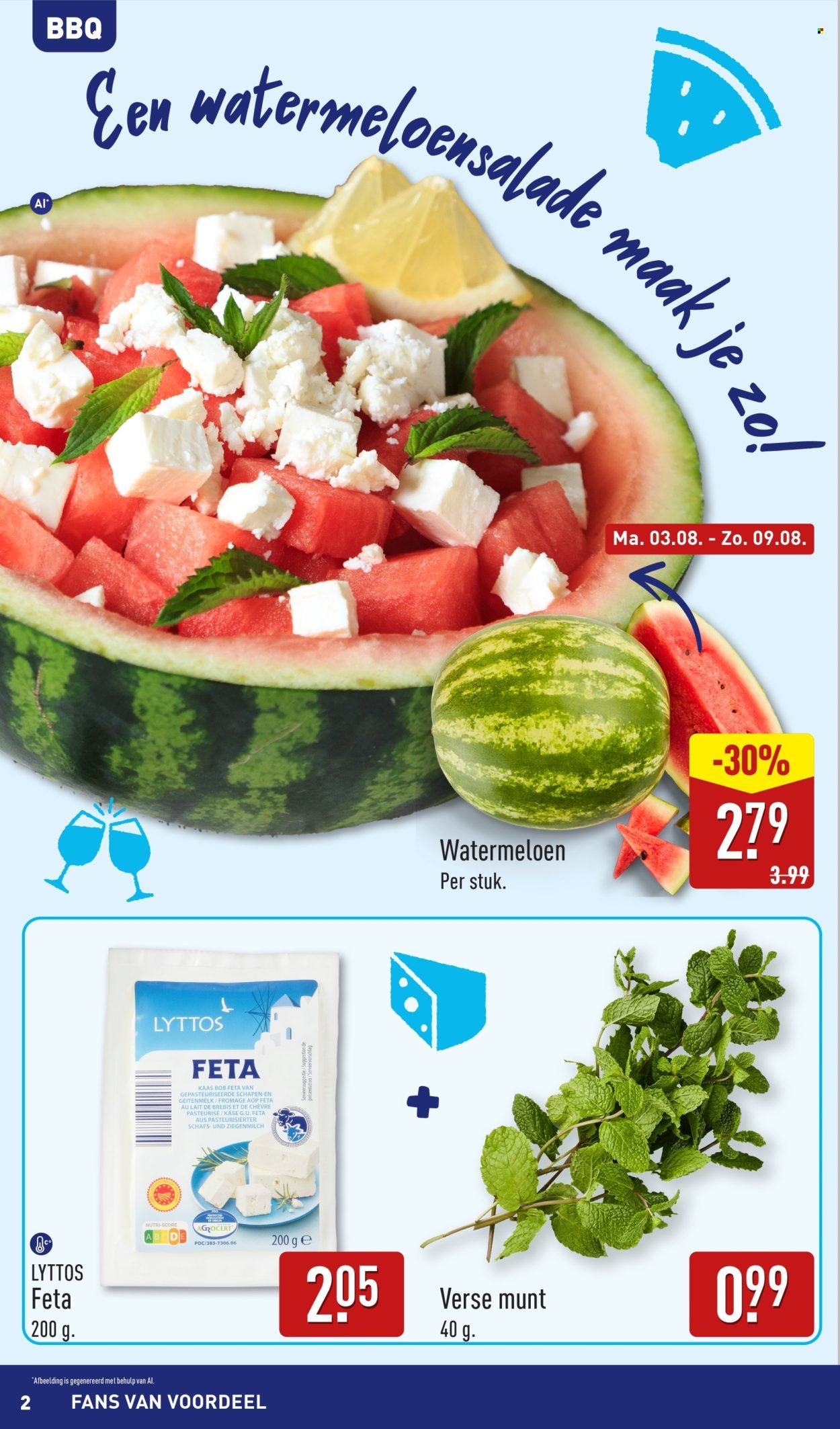 ALDI folder - Buiten eten