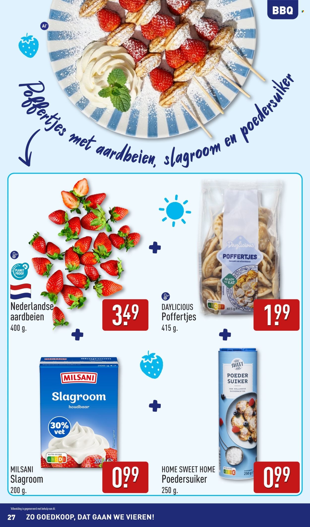 ALDI folder - Buiten eten