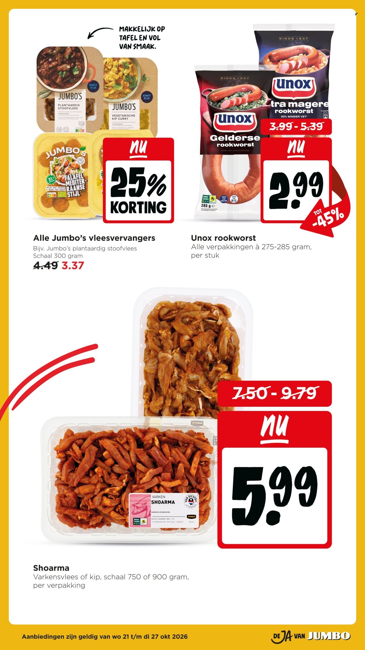 JUMBO folder - Van woensdag 21 oktober 2026