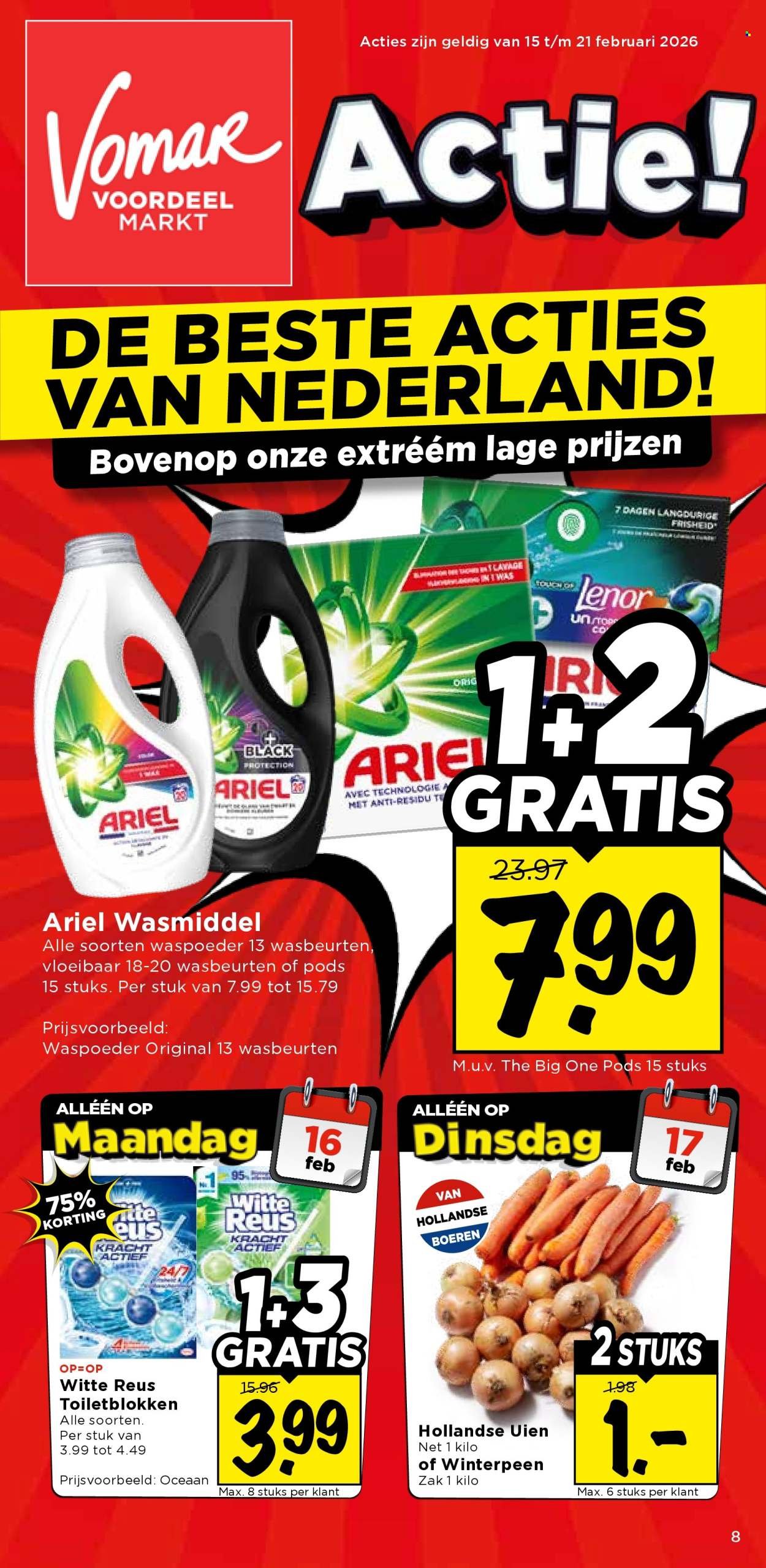 VOMAR folder - Van zondag 15 februari 2026