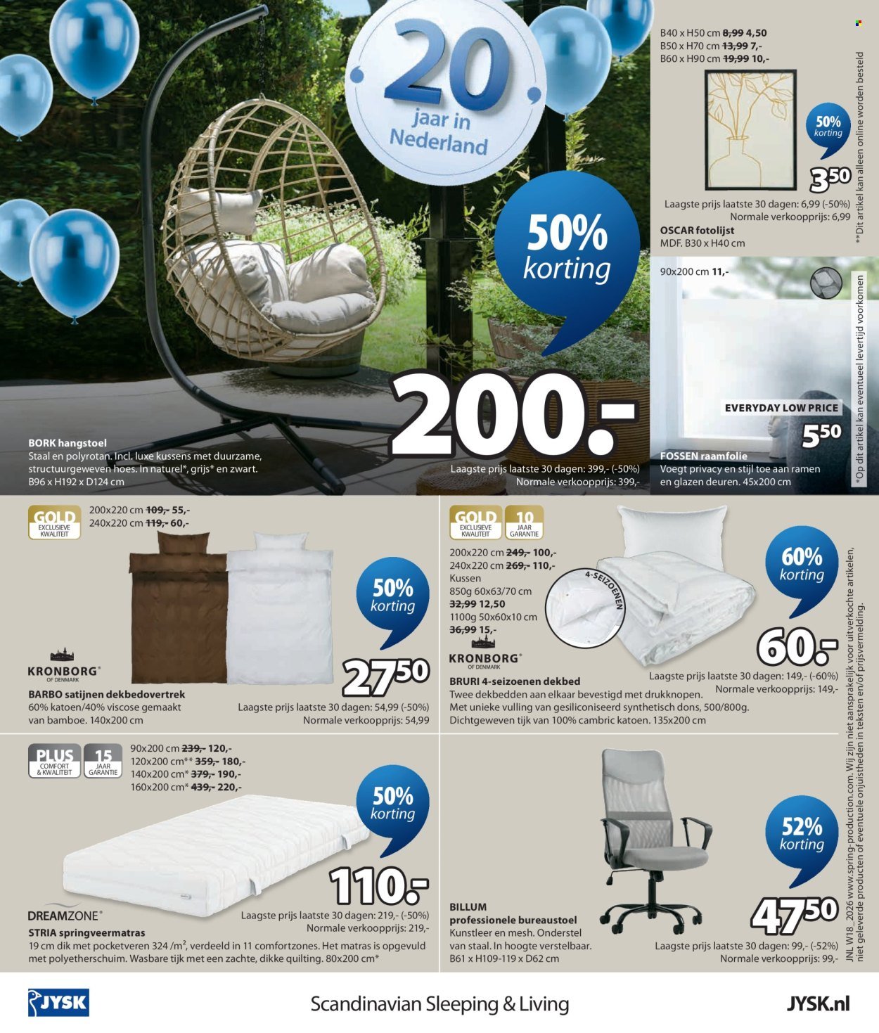 JYSK folder - Aanbieding van de week