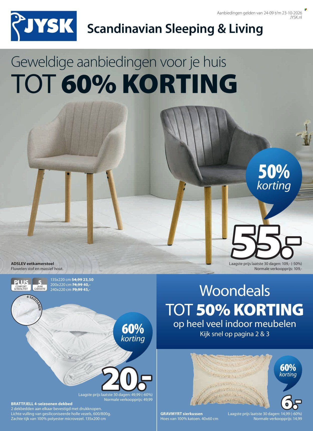 JYSK folder - Aanbieding van de week