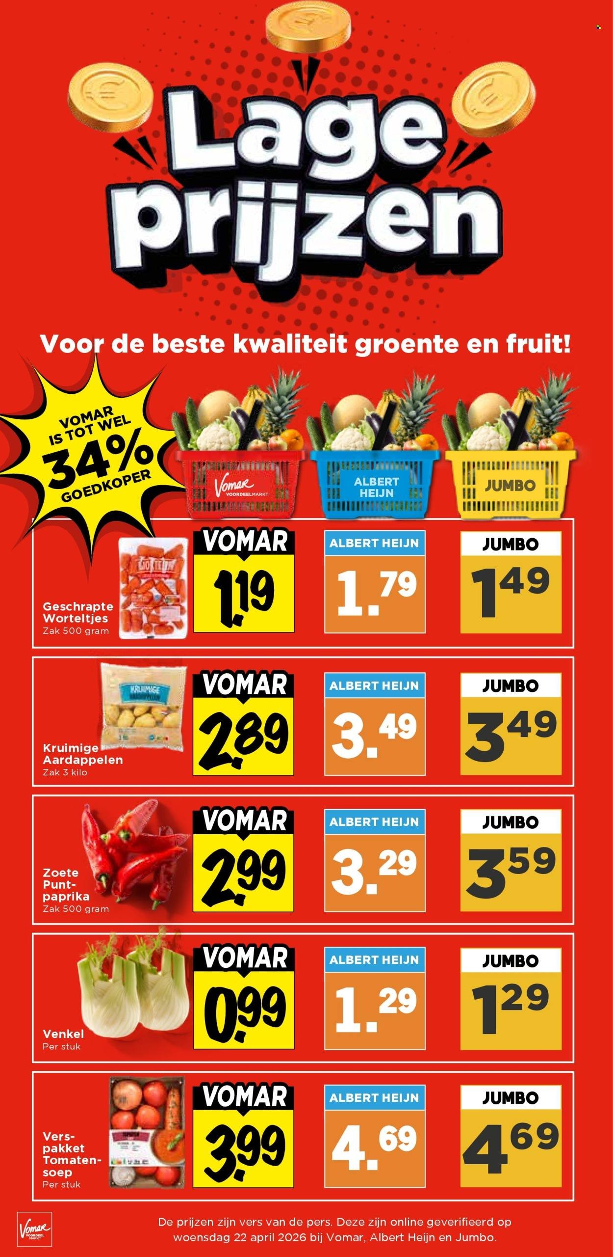 VOMAR folder - Van zondag 26 april 2026