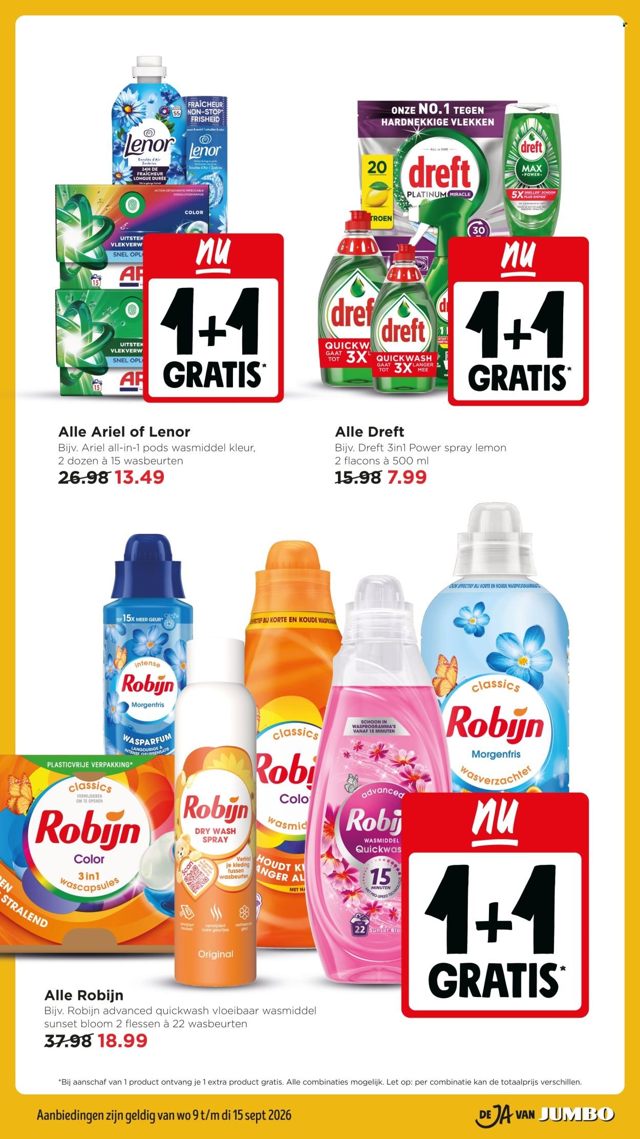 JUMBO folder - Van woensdag 9 september 2026