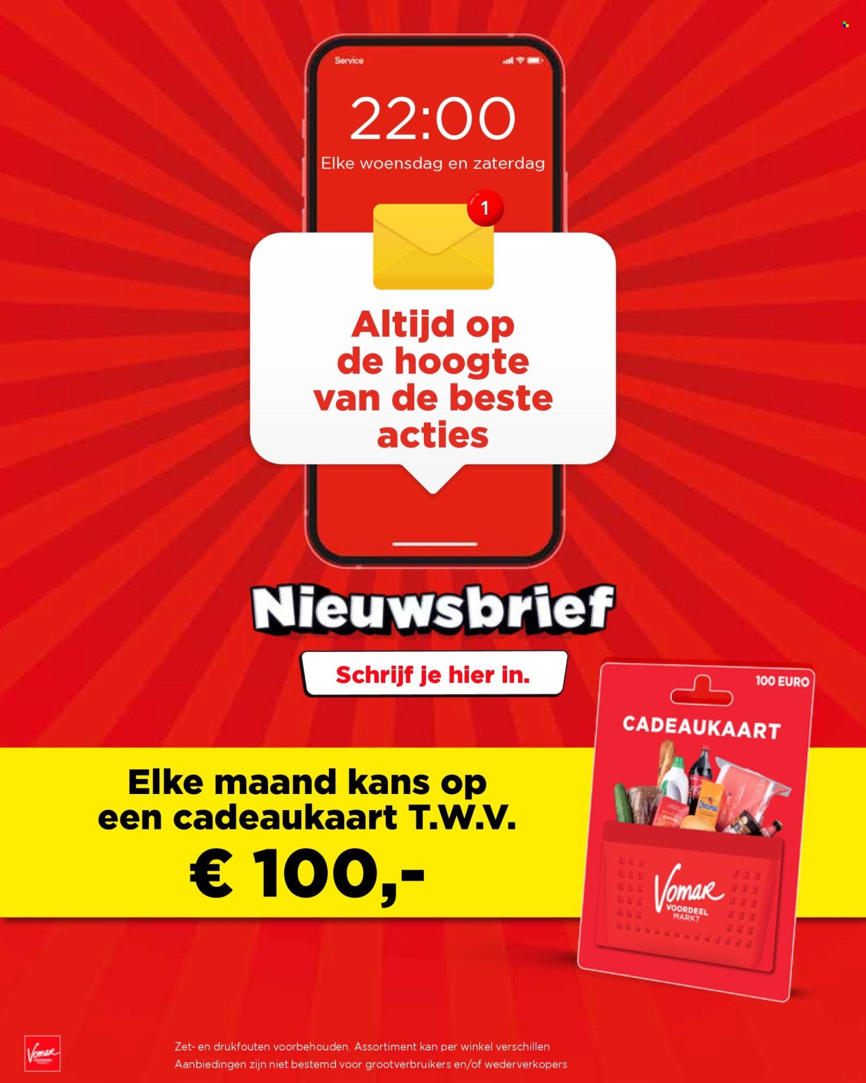 VOMAR folder - Van zondag 21 december 2025