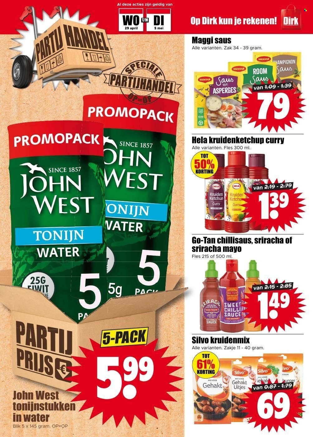 DIRK folder - Van woensdag 29 april 2026