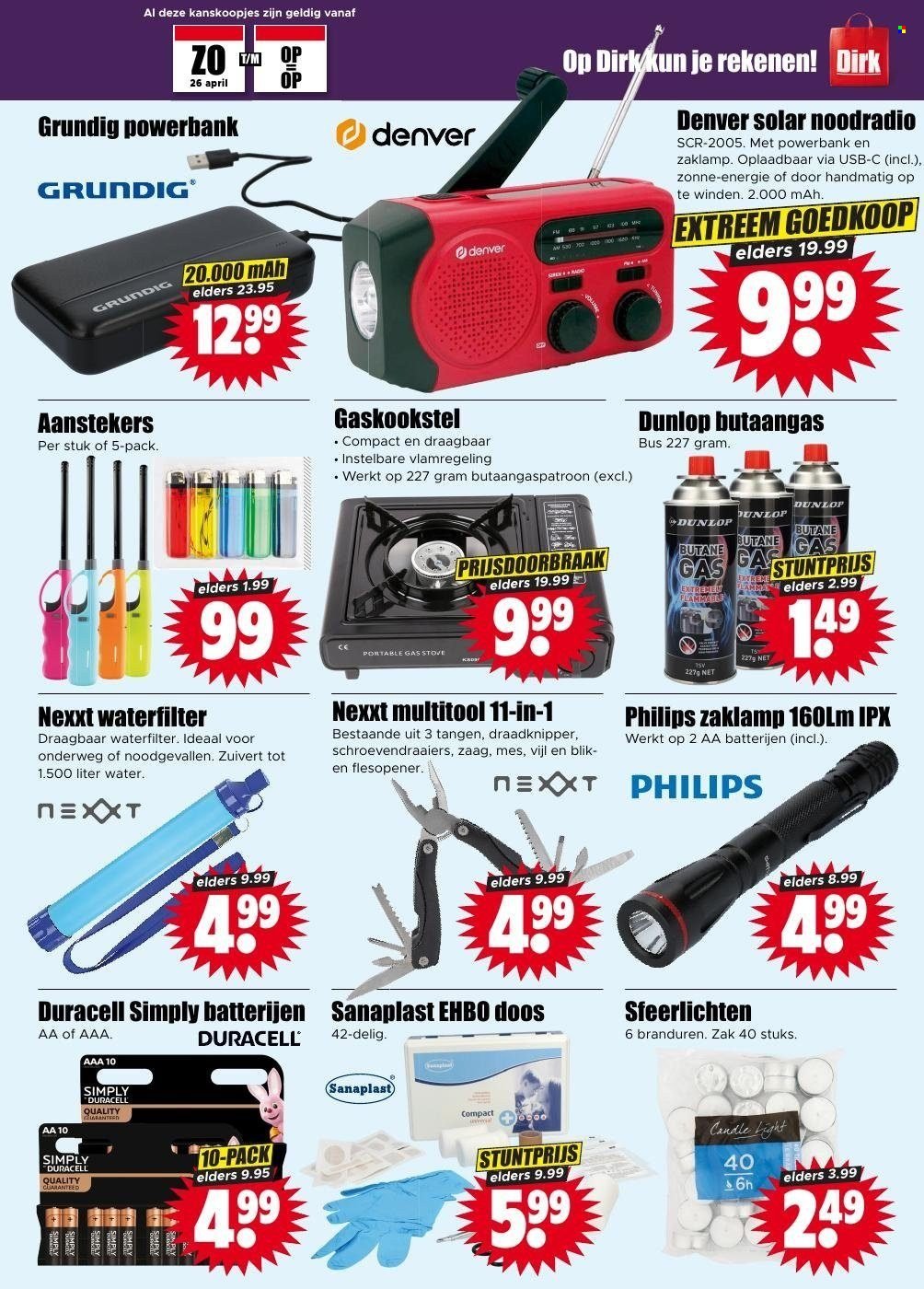 DIRK folder - Van woensdag 29 april 2026