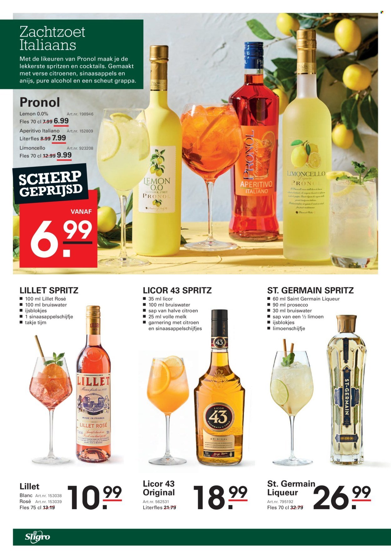 SLIGRO folder - Wijn