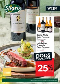 SLIGRO folder - Wijn