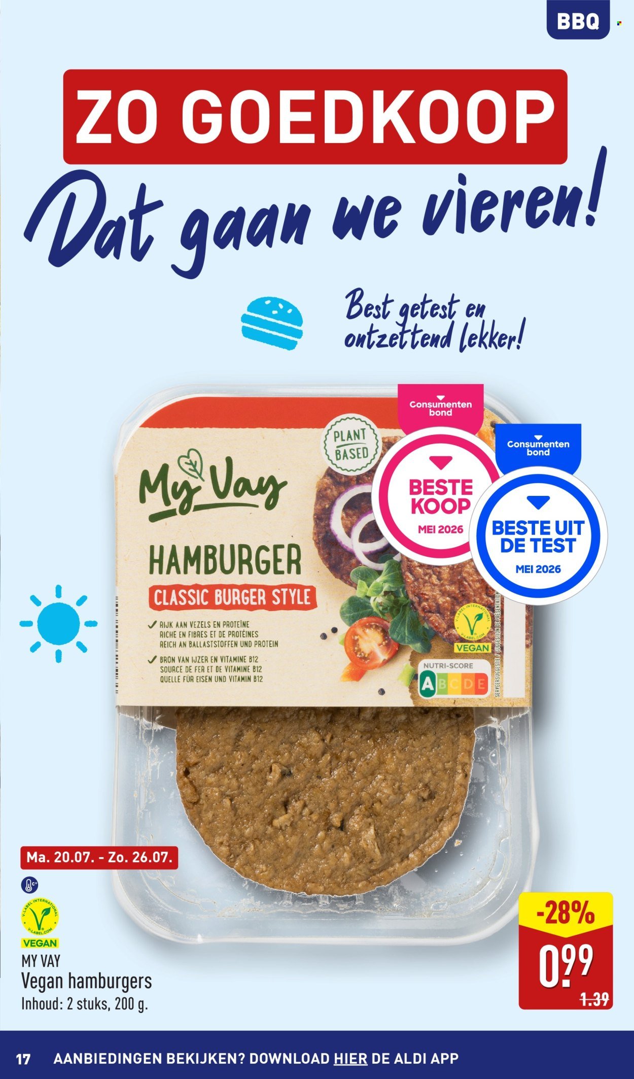 ALDI folder - Buiten eten